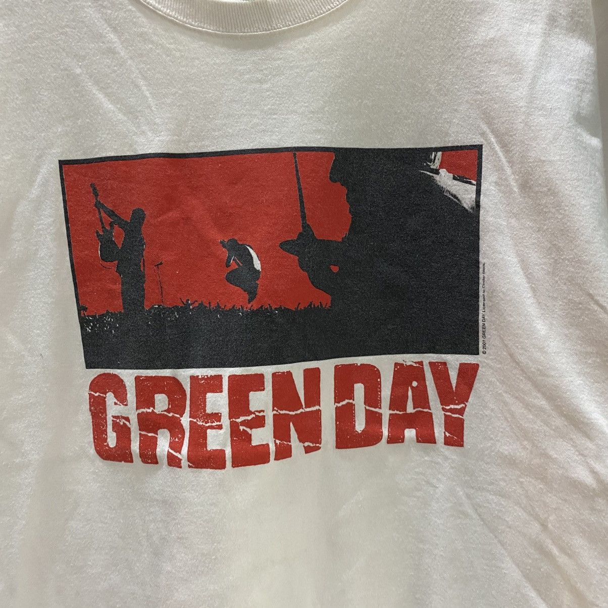 Band Tees × Vintage 2001 Green Day vintage warning: Tshirts Size US L / EU 52-54 / 3 - 5 Thumbnail