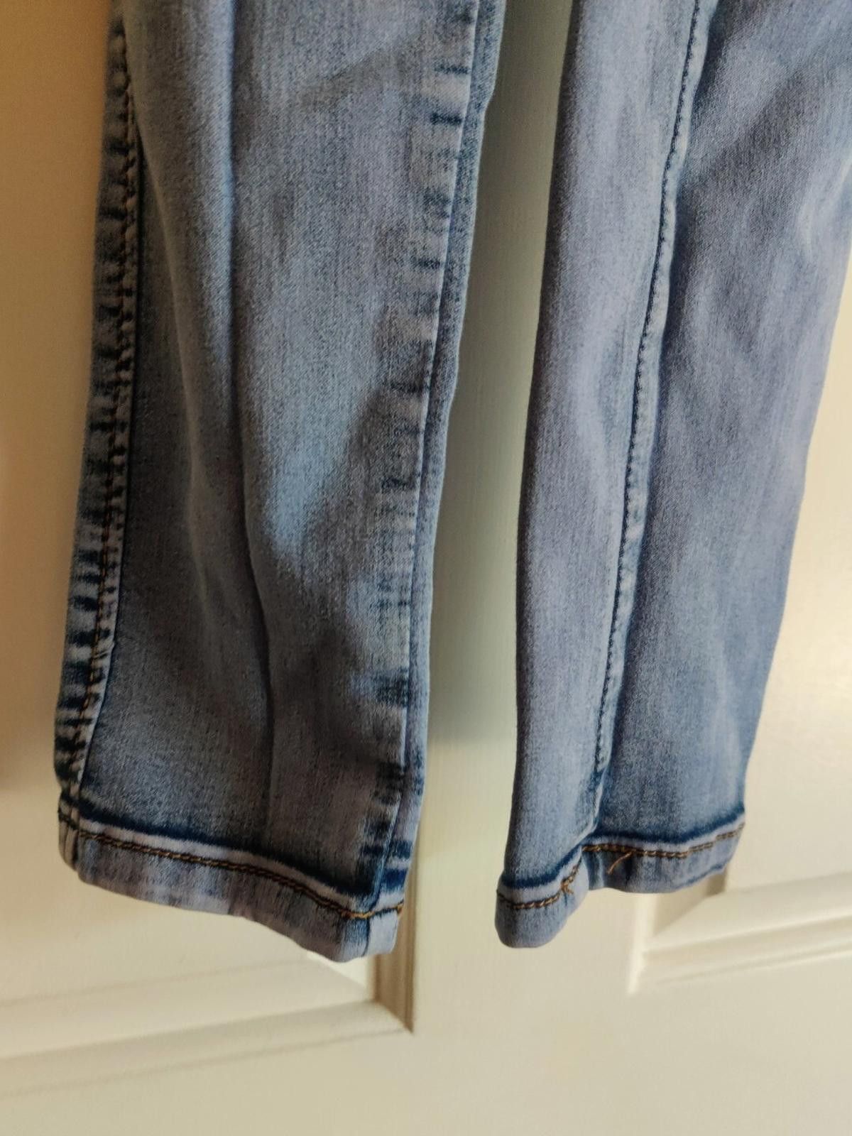 Rock Revival Silver Diva SD Jeans 0 Distressed Jean Pants Ripped Bedazzl Size 25" / US 0 / IT 36 - 5 Thumbnail