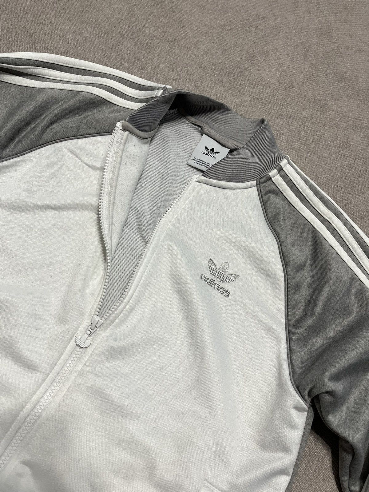 Adidas Adidas Mens White Firebird Track Jacket Sweatshirt Vintage M Size US S / EU 44-46 / 1 - 11 Thumbnail