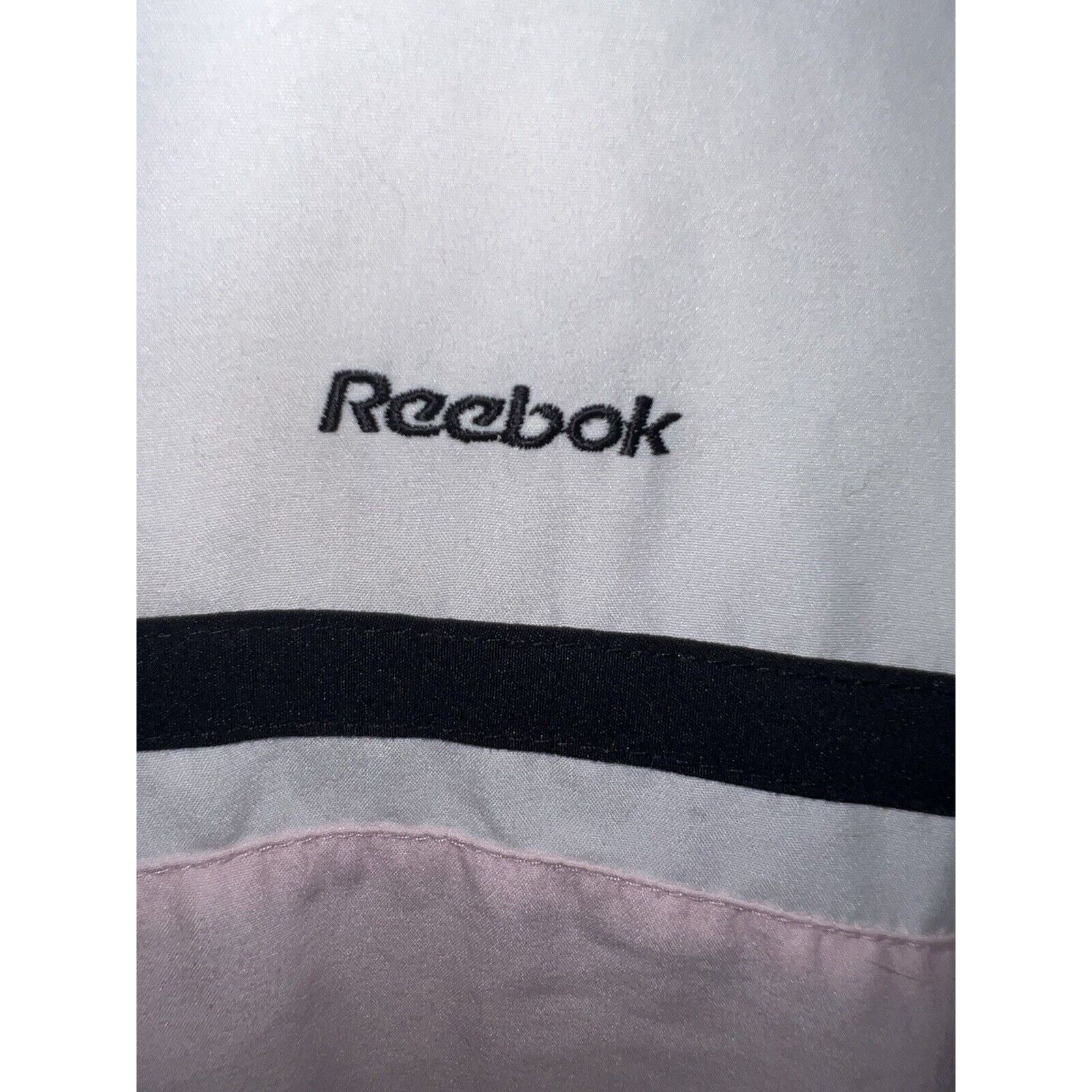 Reebok Vintage Reebok Windbreaker Jacket Womens Pink White Zip XL Size XL / US 12-14 / IT 48-50 - 6 Thumbnail