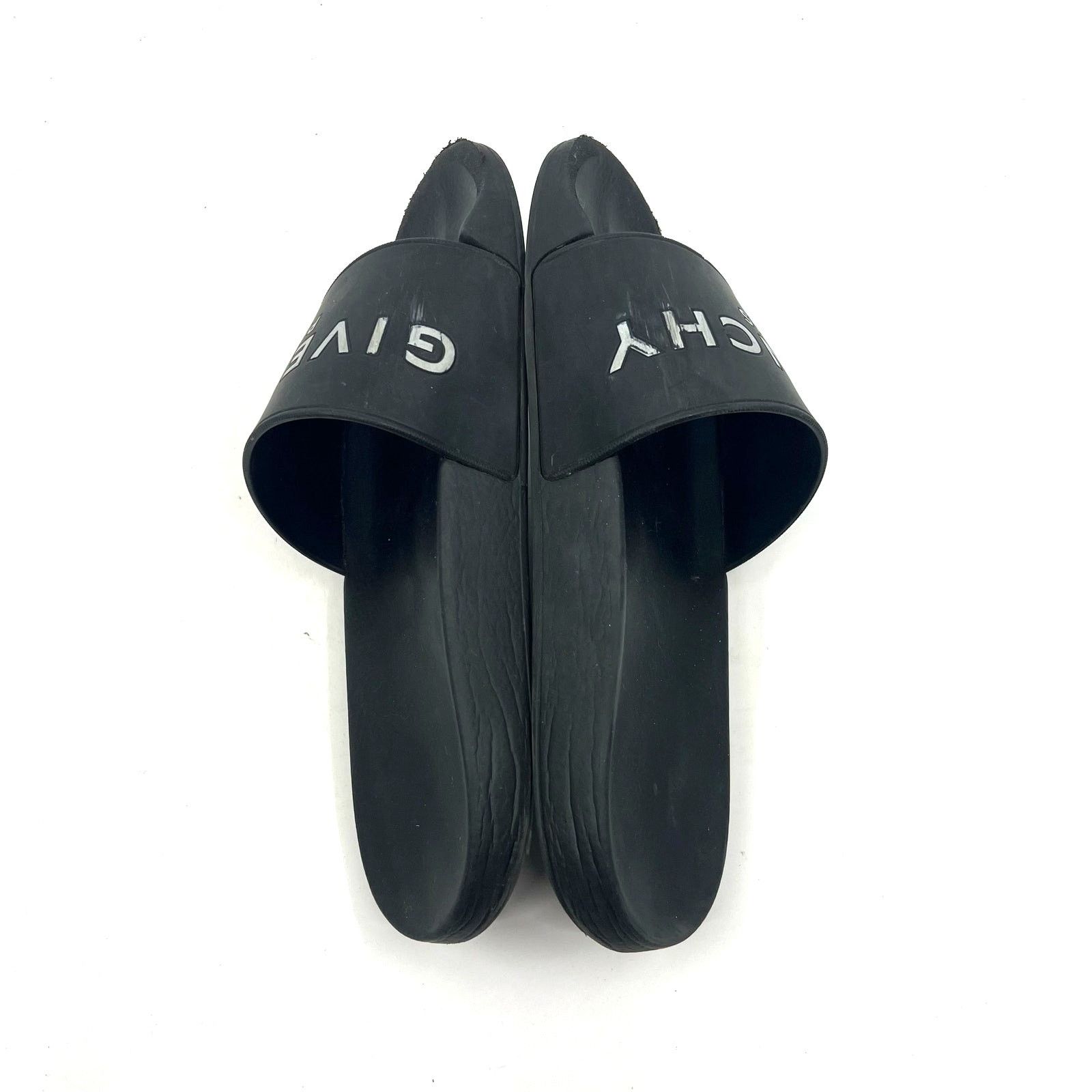 Givenchy Givenchy Paris Black Flat Sandals Slides Women's 8 US Size US 8 / IT 38 - 7 Thumbnail