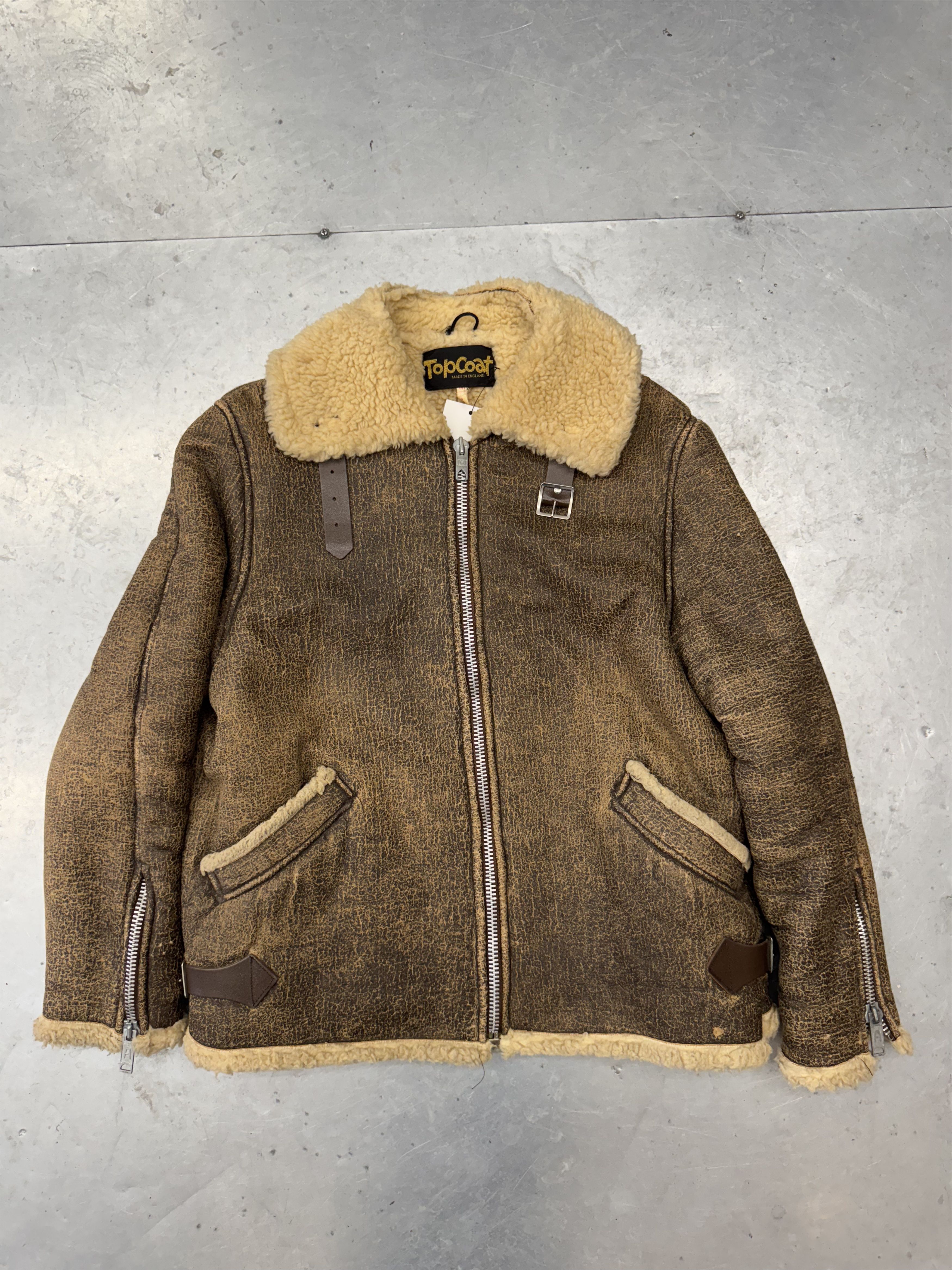 Other Vintage Shearling Jacket Size US M / EU 48-50 / 2 - 2 Thumbnail