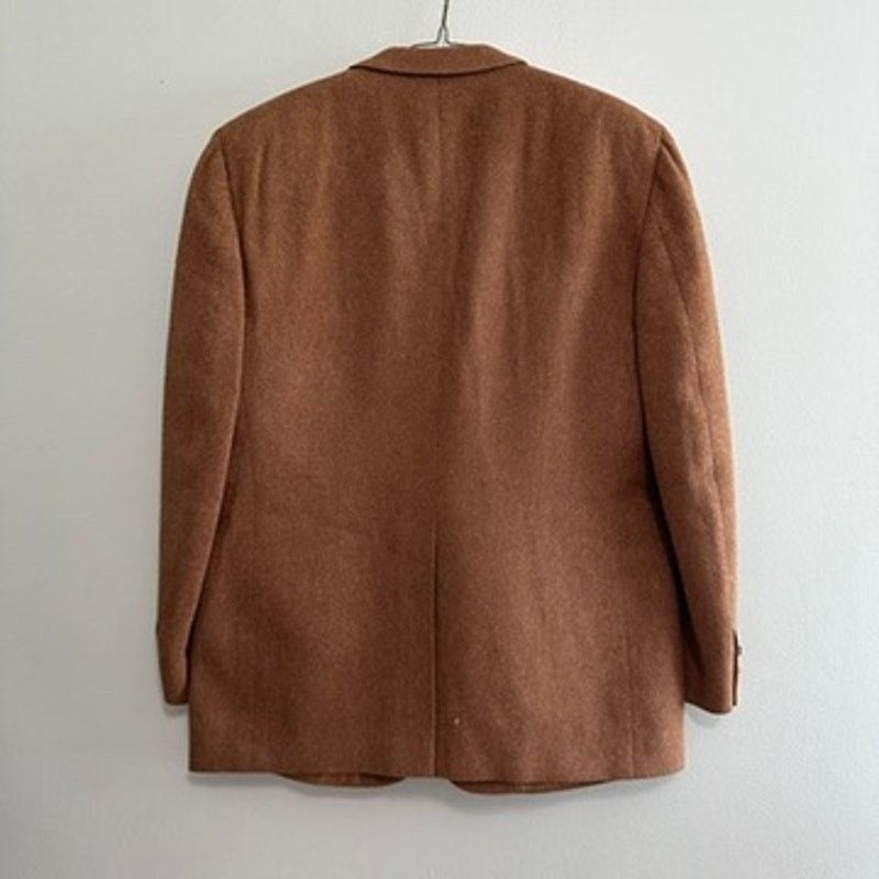 Burberry Vintage Burberry tan camel hair two button blazer size 44R Size 44R - 3 Thumbnail