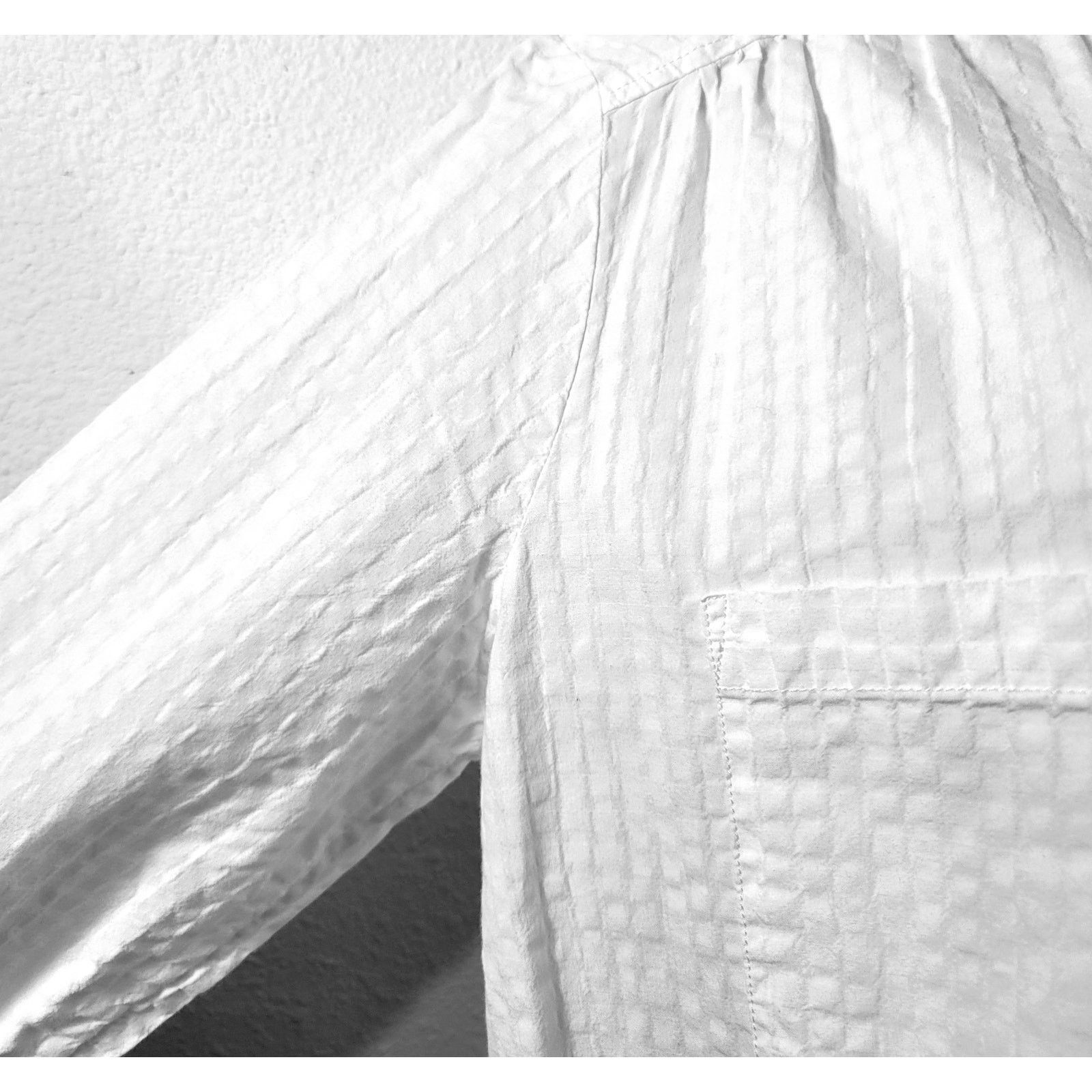 Other Lou & Grey White Checkered Button Up Pointed Collar Top M Size M / US 6-8 / IT 42-44 - 7 Thumbnail