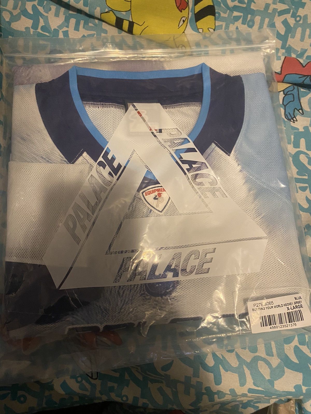 Palace Palace Building Your World Hockey Jersey Blue XL Size US XL / EU 56 / 4 - 3 Thumbnail