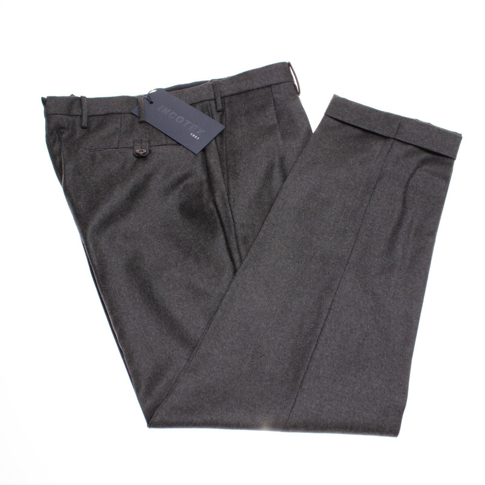 Incotex INCOTEX New with tags Dress Pants Size 34 US In Gray Size US 34 / EU 50 - 2 Thumbnail