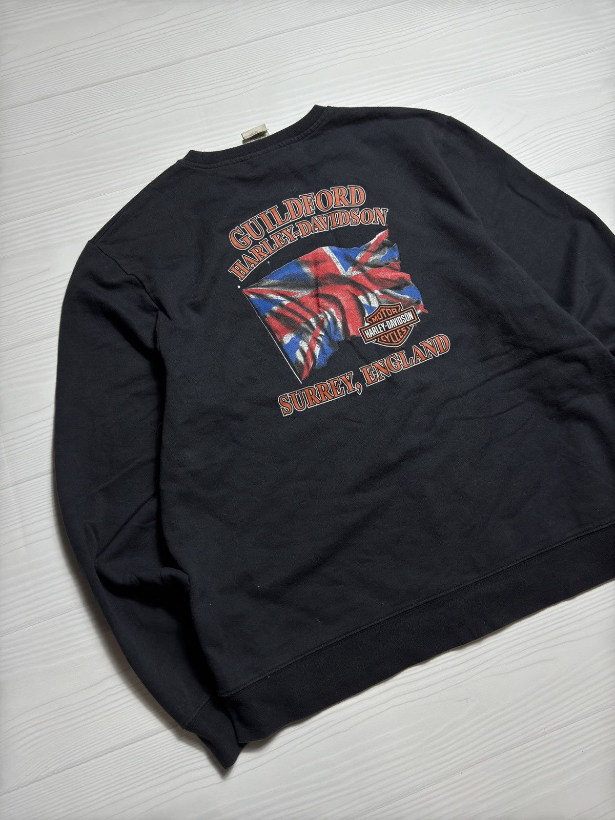 Harley Davidson Vintage Harley Davidson Sweatshirt Streetwear Rare USA Size US L / EU 52-54 / 3 - 4 Thumbnail