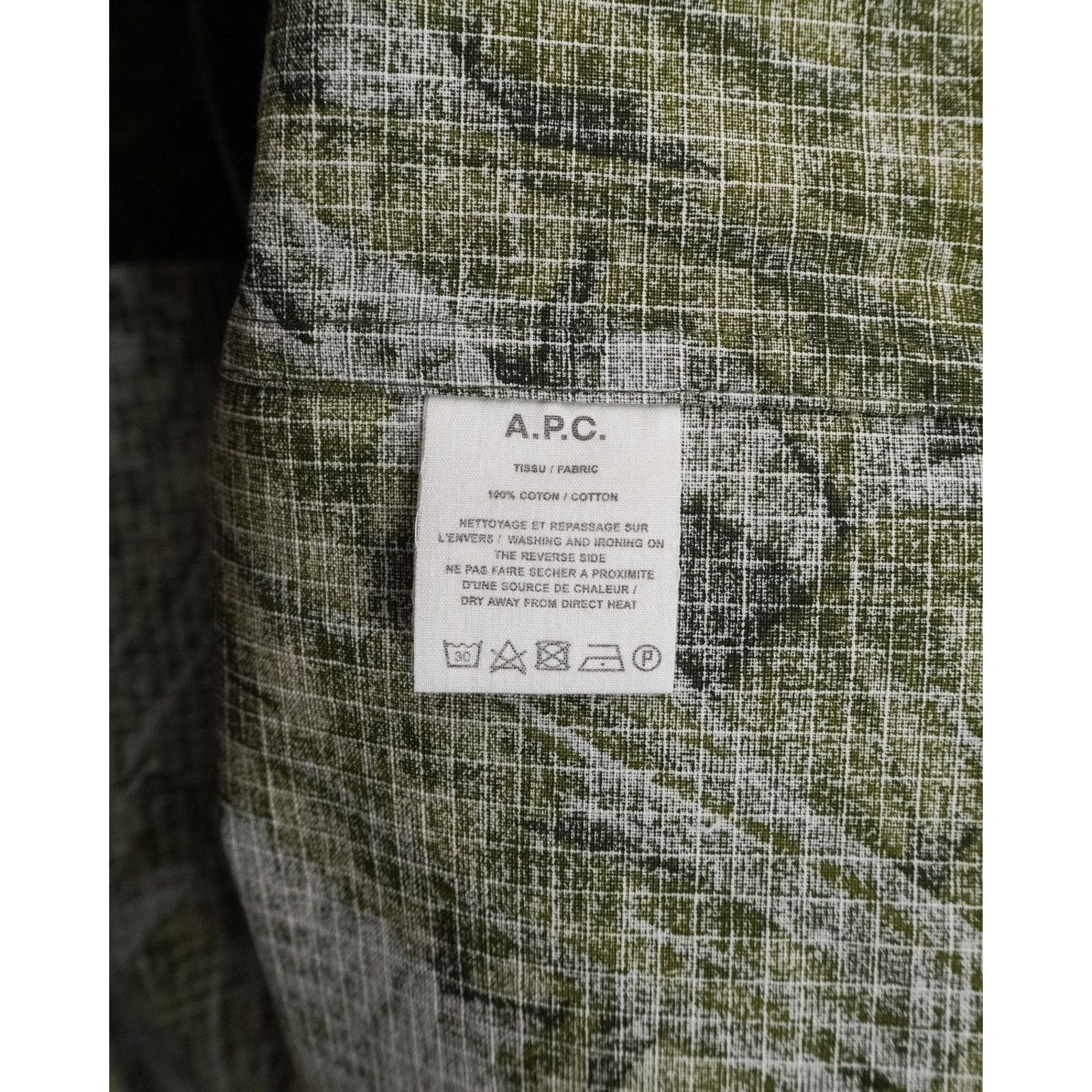 A.P.C. APC harry camo print green ripstop zip overshirt jacket Size US L / EU 52-54 / 3 - 10 Thumbnail