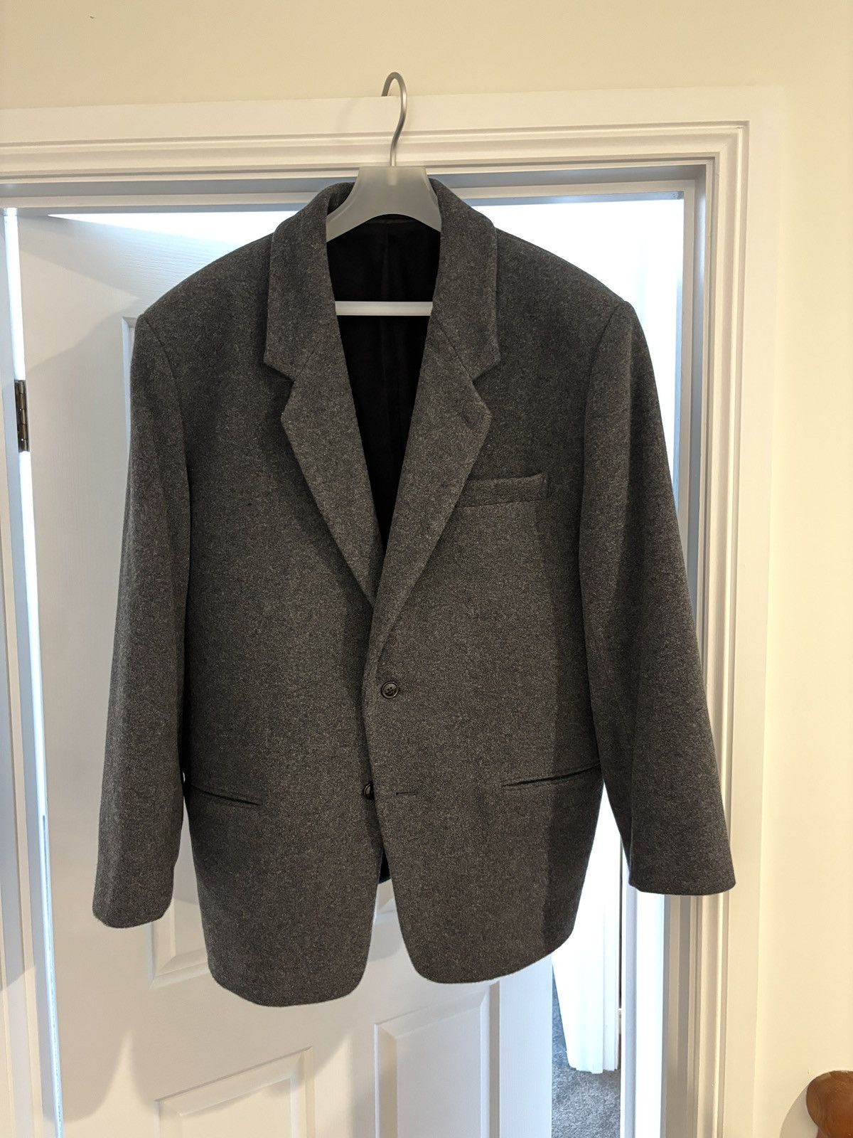 Lemaire Boxy SB jacket, grey felted wool Size US XL / EU 56 / 4 - 2 Thumbnail