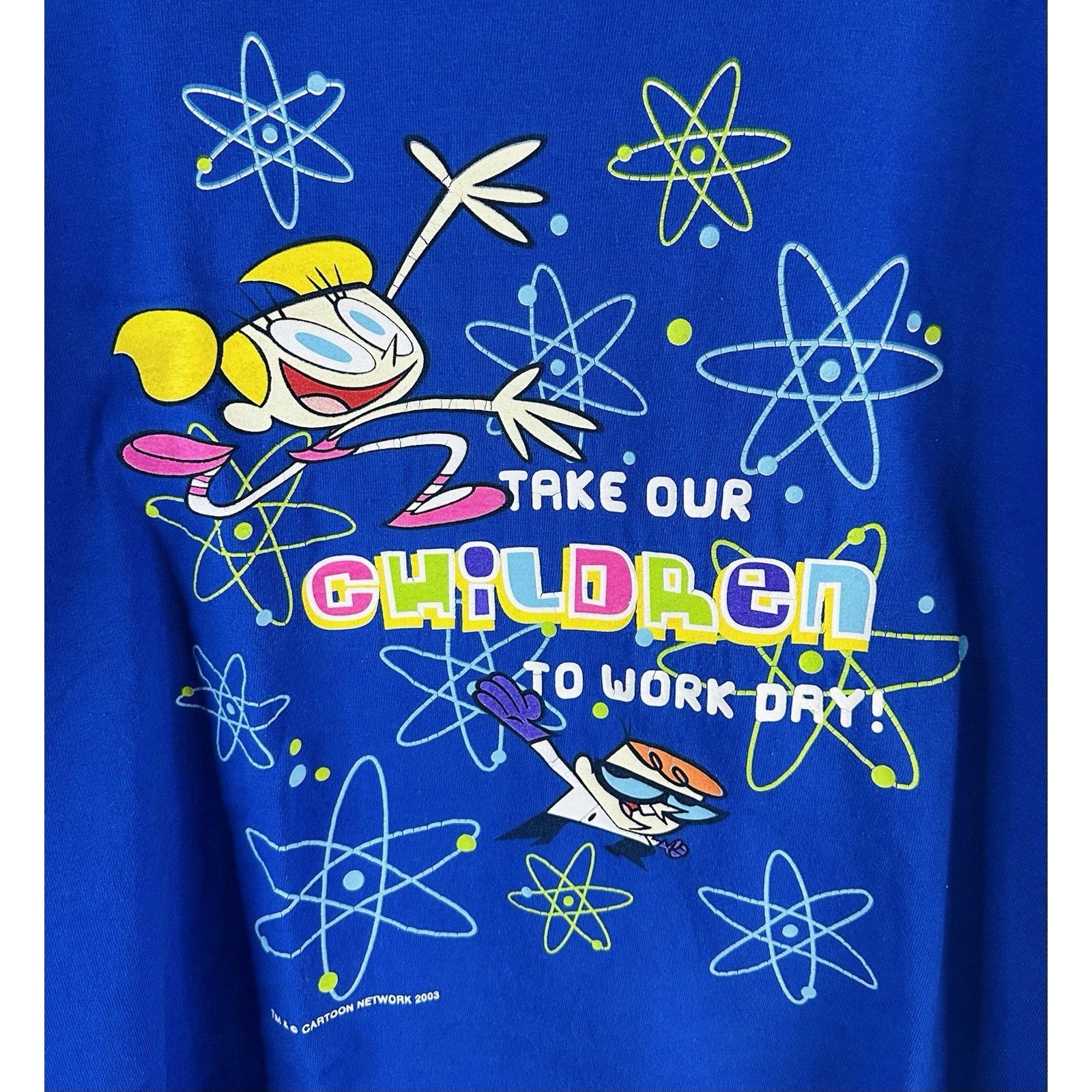 Gildan Dexter’s Laboratory Cartoon Network Staff Tee 2003 XXL Size US XXL / EU 58 / 5 - 3 Thumbnail