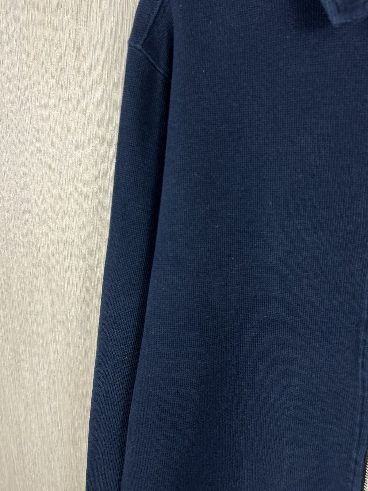 Norse Projects Norse Projects magne fine waffle zip long sleeve navy jacket Size US M / EU 48-50 / 2 - 9 Thumbnail