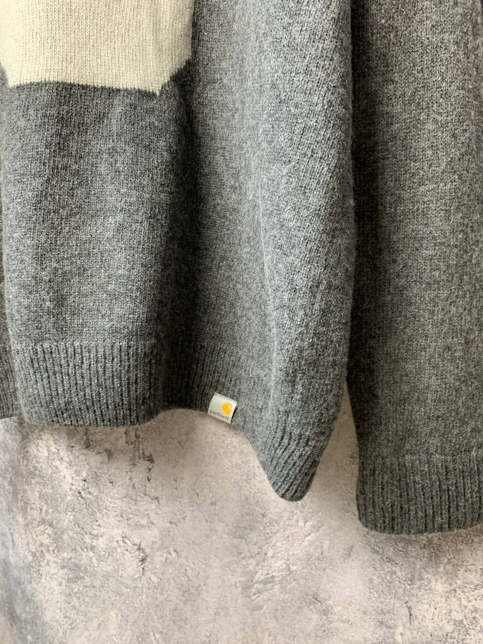 Carhartt Carhartt WIP Union Wool Sweater Big Logo Stars Men's XLarge Size US XL / EU 56 / 4 - 9 Thumbnail