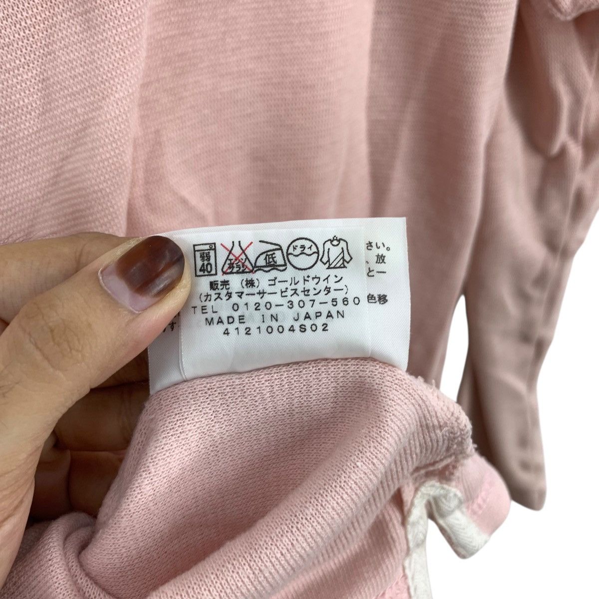 The North Face Vintage THE NORTH FACE Waffle Henley Peach Tee Shirt Top Size S / US 4 / IT 40 - 9 Thumbnail