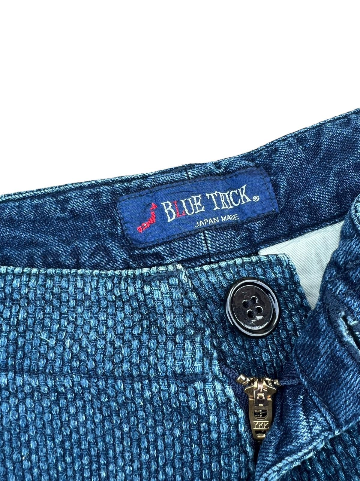Indigo Blue Trick Japan Fade Indigo Kendo Sashiko Chinos Pant Size US 29 - 5 Thumbnail
