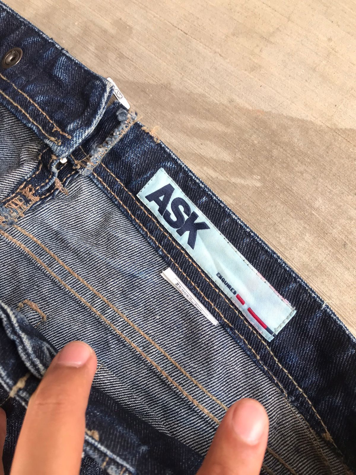 Japanese Brand × Vintage Vintage Flare Denim Pants - ASK Size US 31 - 4 Thumbnail