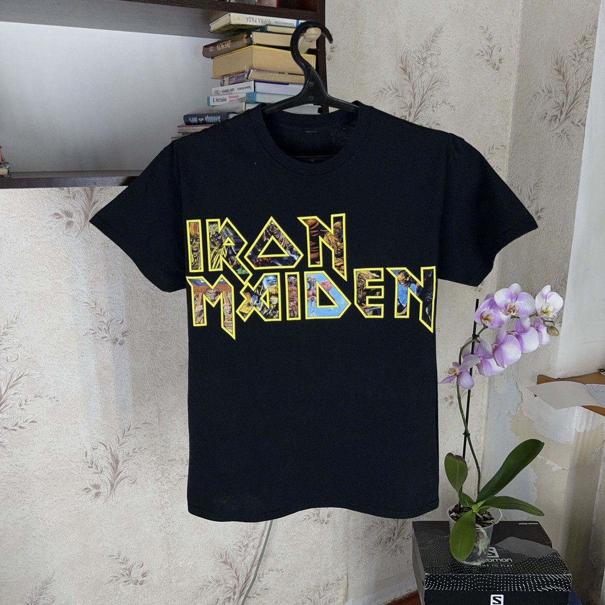 Band Tees × Vintage Vintage Iron Maiden T shirt Rock Band Tee Logo Streetwear M Size US M / EU 48-50 / 2 - 3 Thumbnail