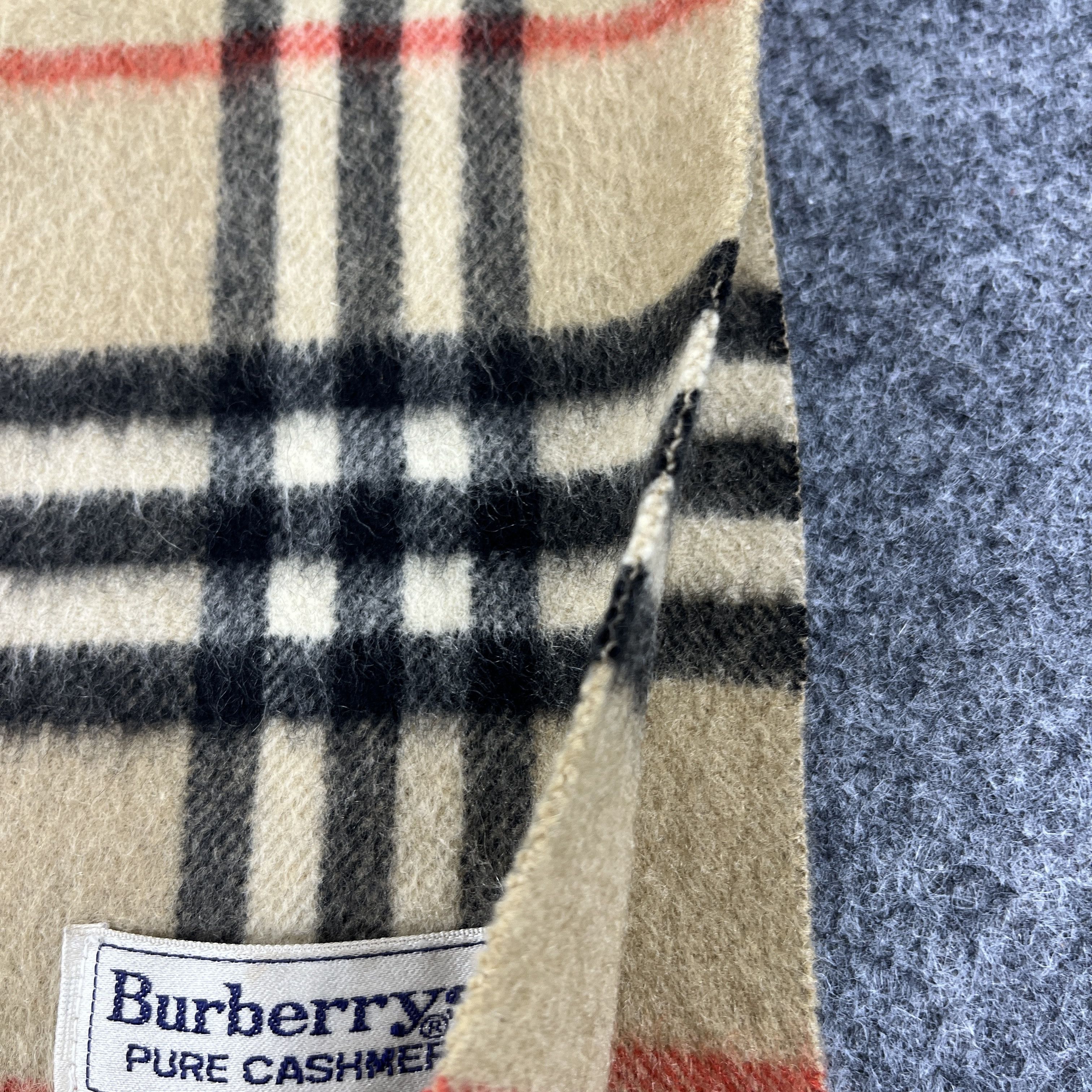 Burberry × Vintage Vintage Burberry Scarf / Muffler / Neckwear K059 Size ONE SIZE - 9 Thumbnail