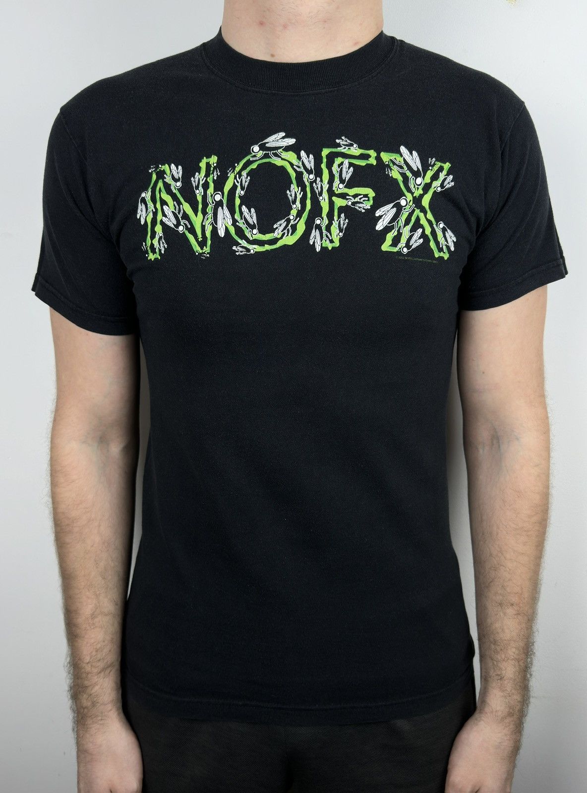 Band Tees Vintage NOFX Flies Logo Punk Rock Band Graphic T Shirt Tee Size US S / EU 44-46 / 1 - 2 Thumbnail