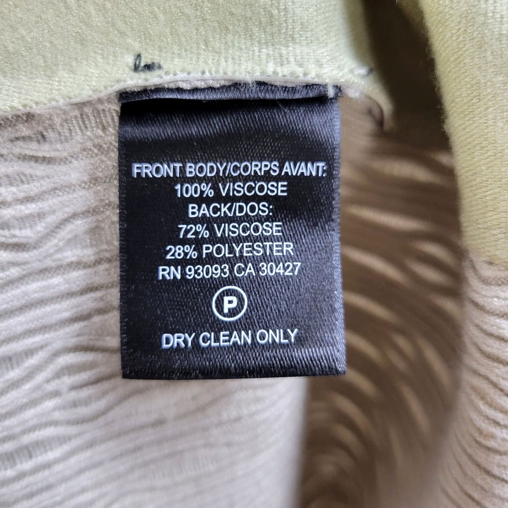 NIC+ZOE Women’s Nic+Zoe Beige Ribbed Faux Leather Long Open Front Cardigan Sz S Size S / US 4 / IT 40 - 7 Thumbnail
