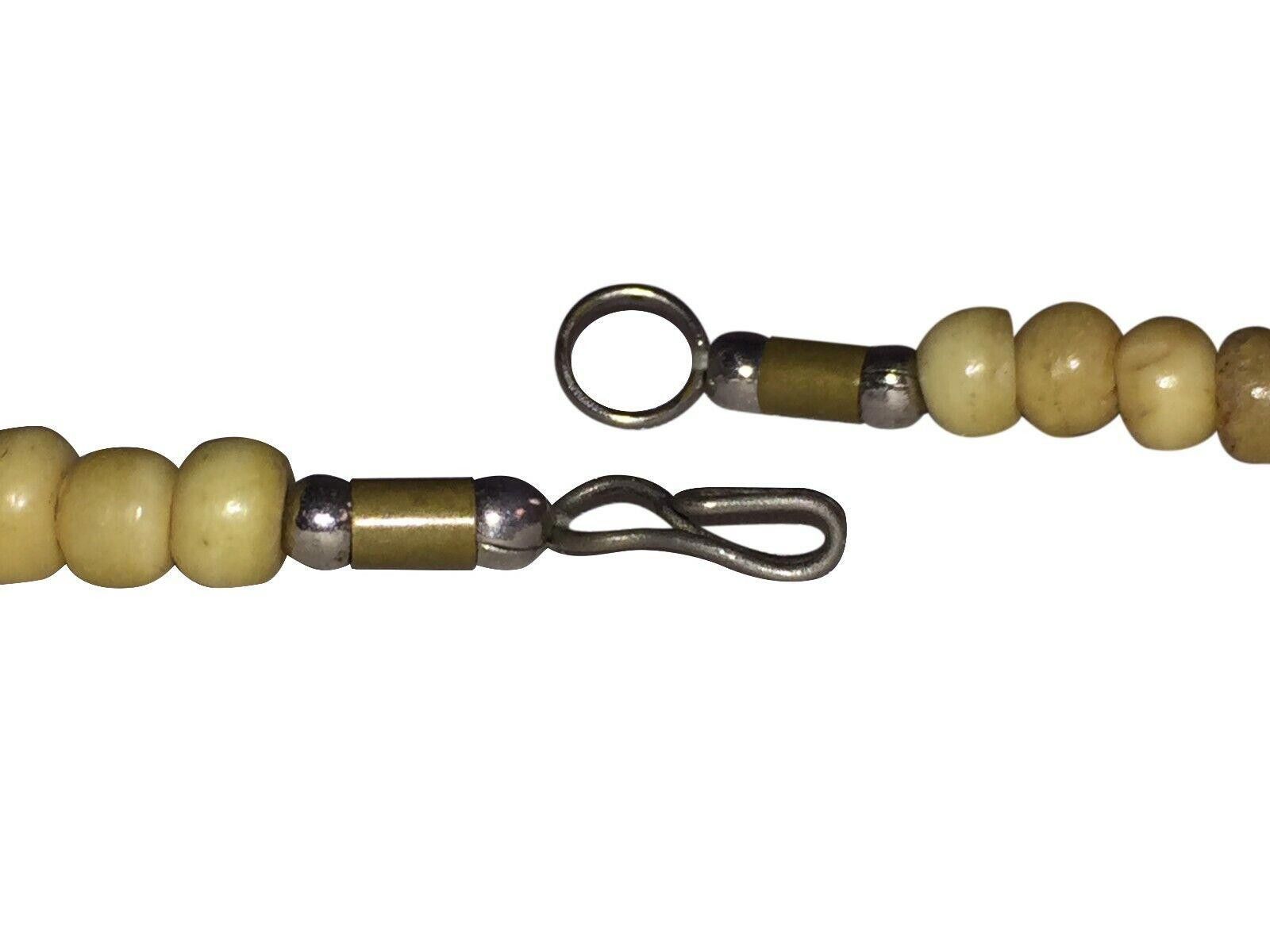 Designer Hand Made Yak Bone Bead Necklace Size ONE SIZE - 4 Thumbnail