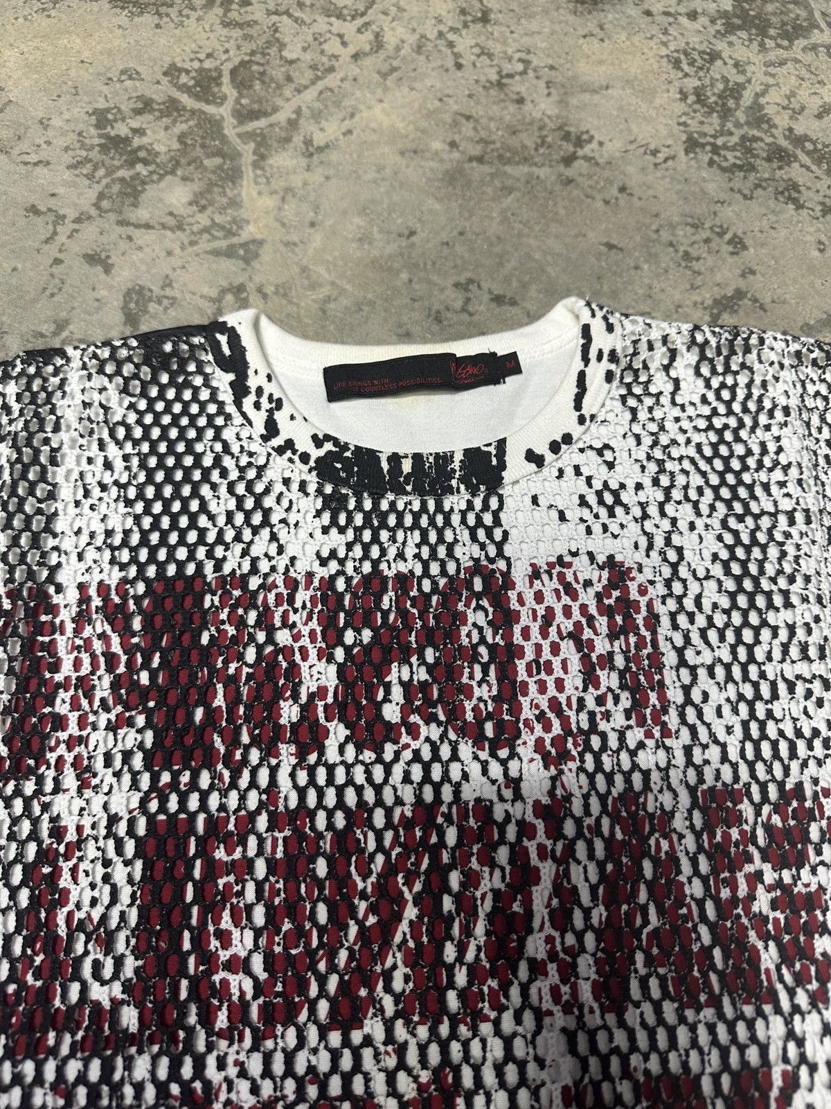 Mossimo × Vintage Vintage Mossimo Net Tshirt Very Rare Size US M / EU 48-50 / 2 - 6 Thumbnail