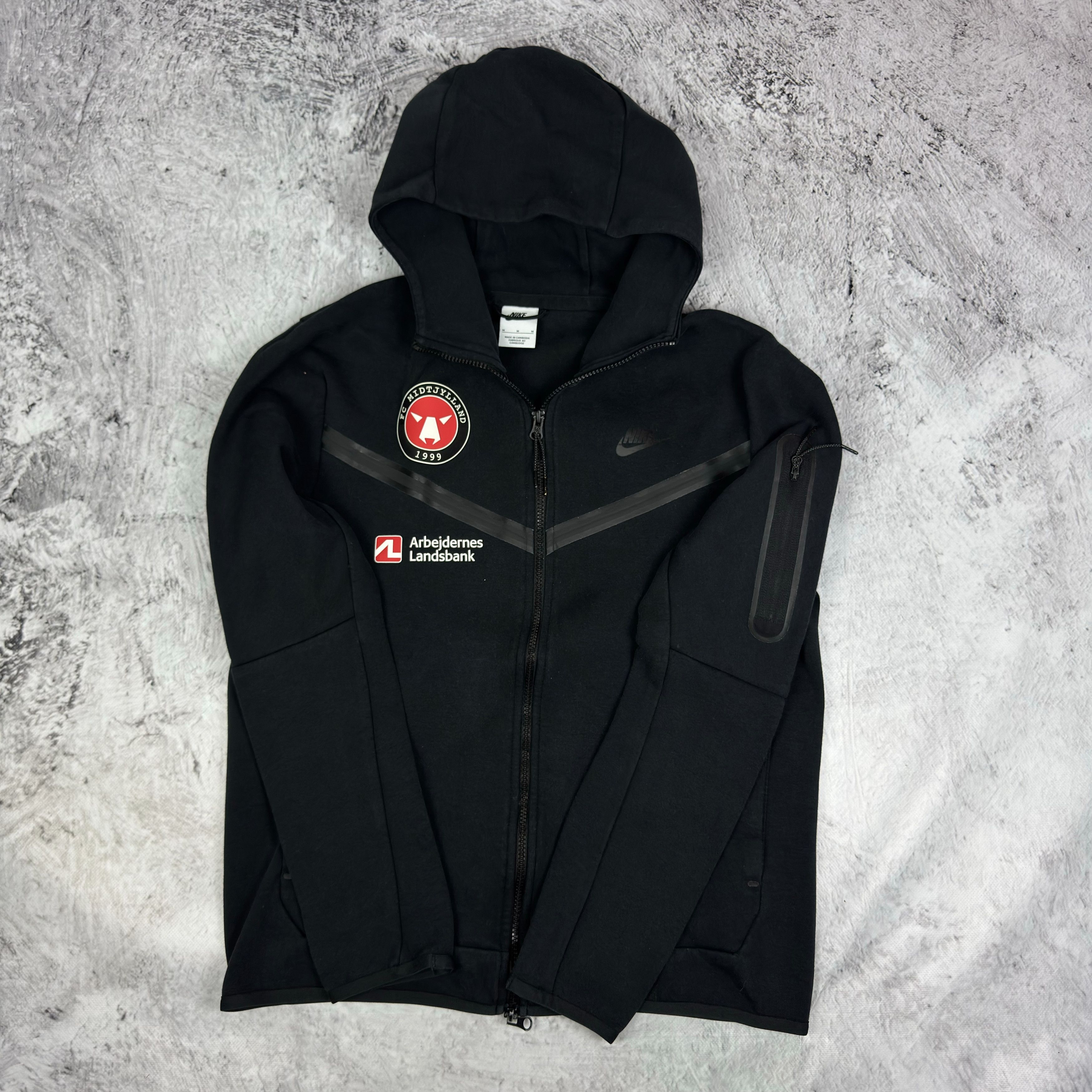 Nike × Streetwear Nike Tech Fleece Zip Hoodie Black Drill Y2k 