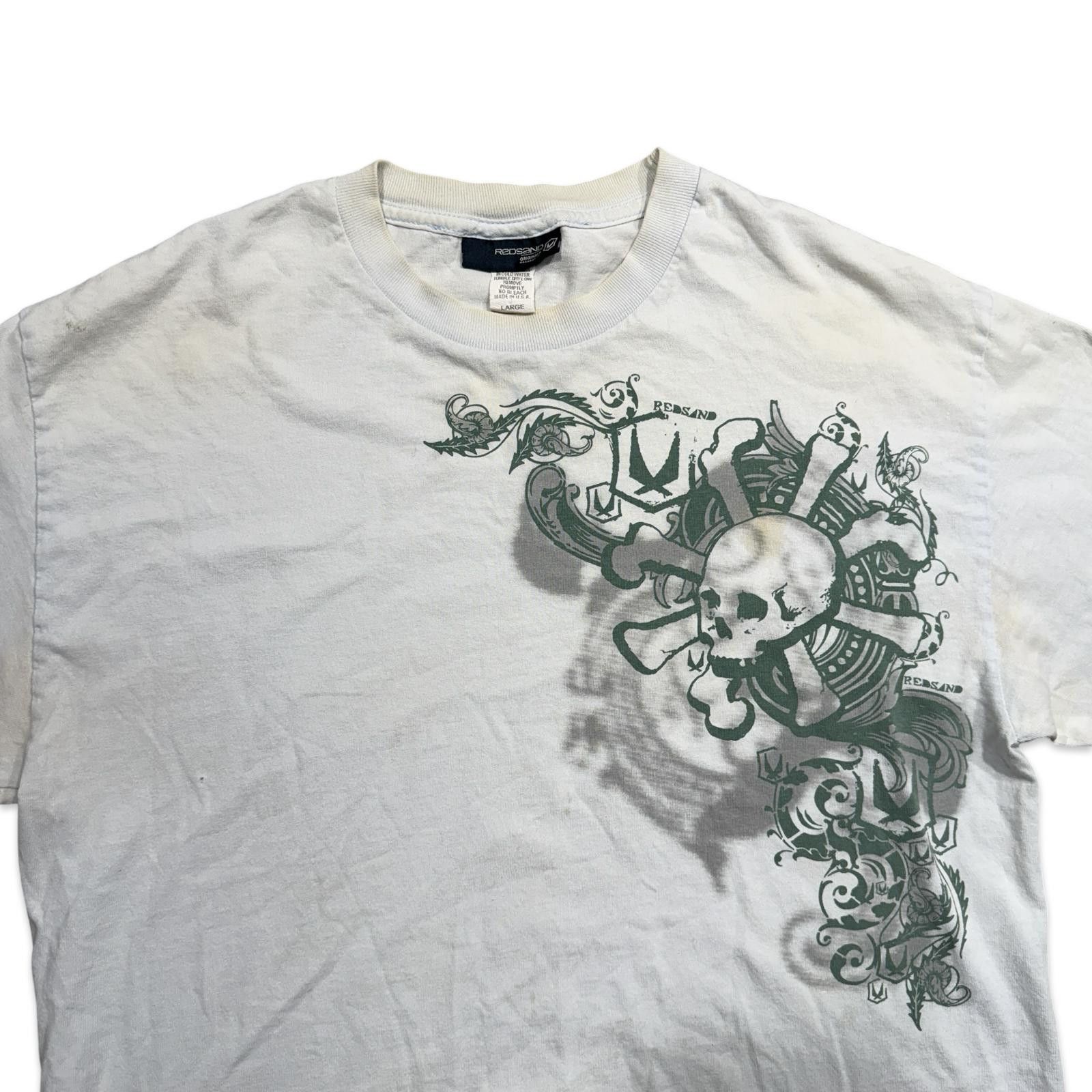 Designer Redsand Long Sleeve Skull Y2K Graphic Tee Size US L / EU 52-54 / 3 - 2 Thumbnail