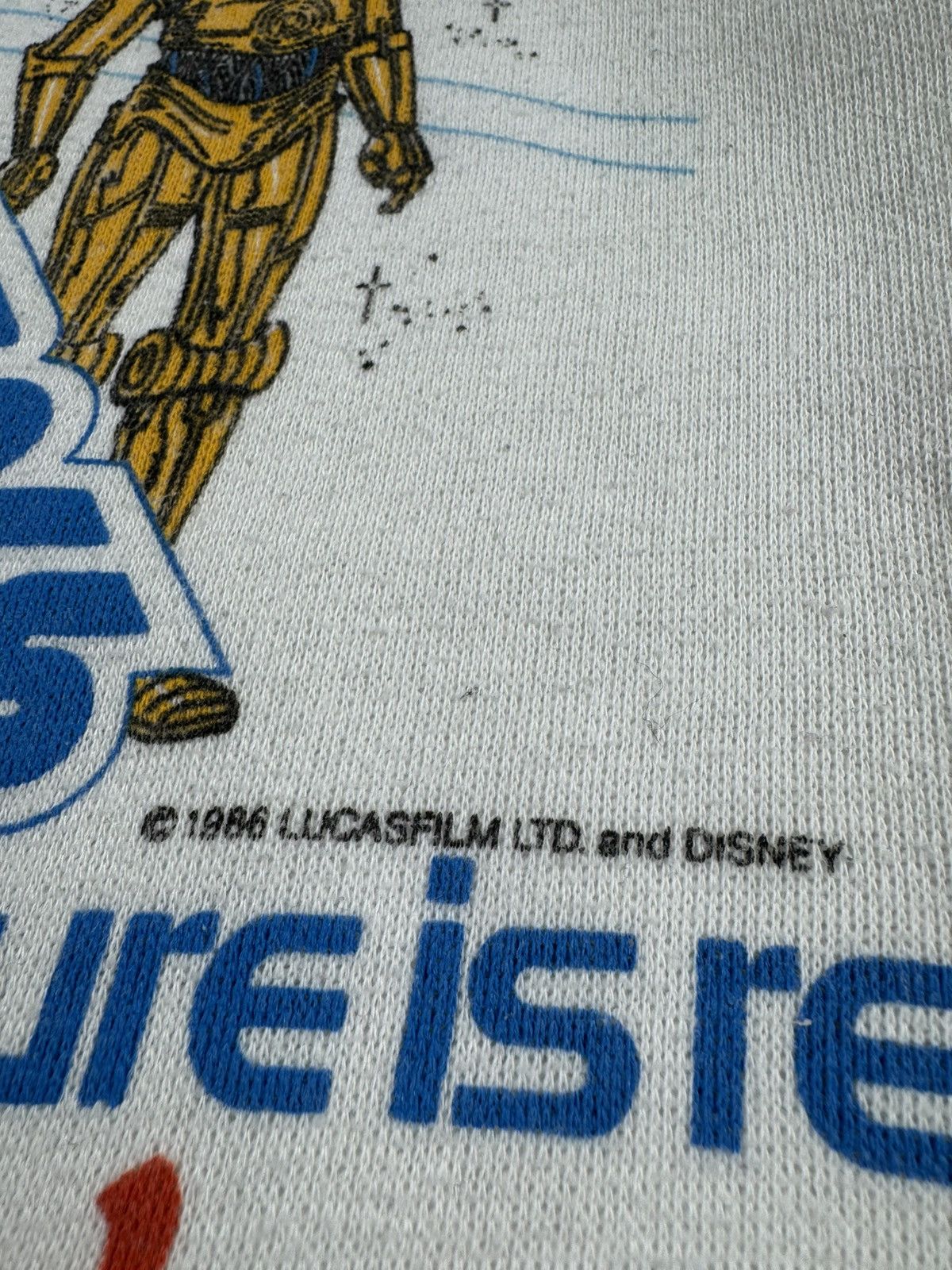 Disney VERY RARE Disney Star Wars 1986 Sweatshirt Hoodie Pullover Size US S / EU 44-46 / 1 - 9 Thumbnail