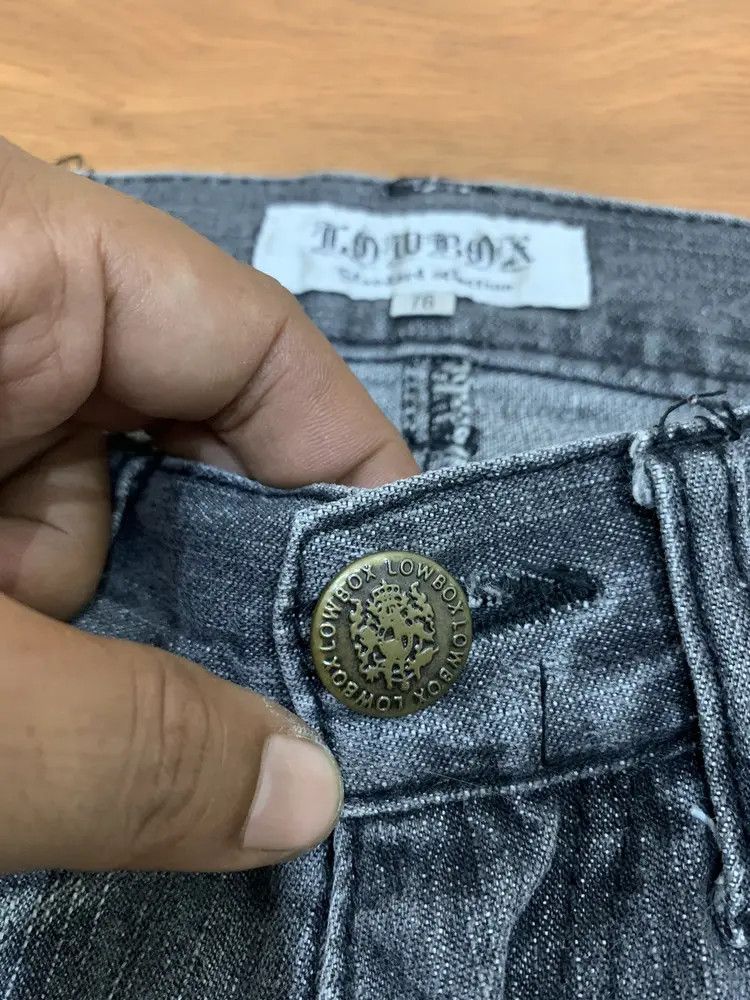 Other Lowbox grey washed denim japanes jeans Size US 30 / EU 46 - 4 Thumbnail