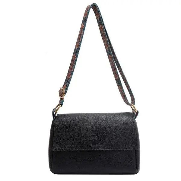 Japanese Brand Solid Leather Tote Crossbody Bag Women Size ONE SIZE - 4 Thumbnail