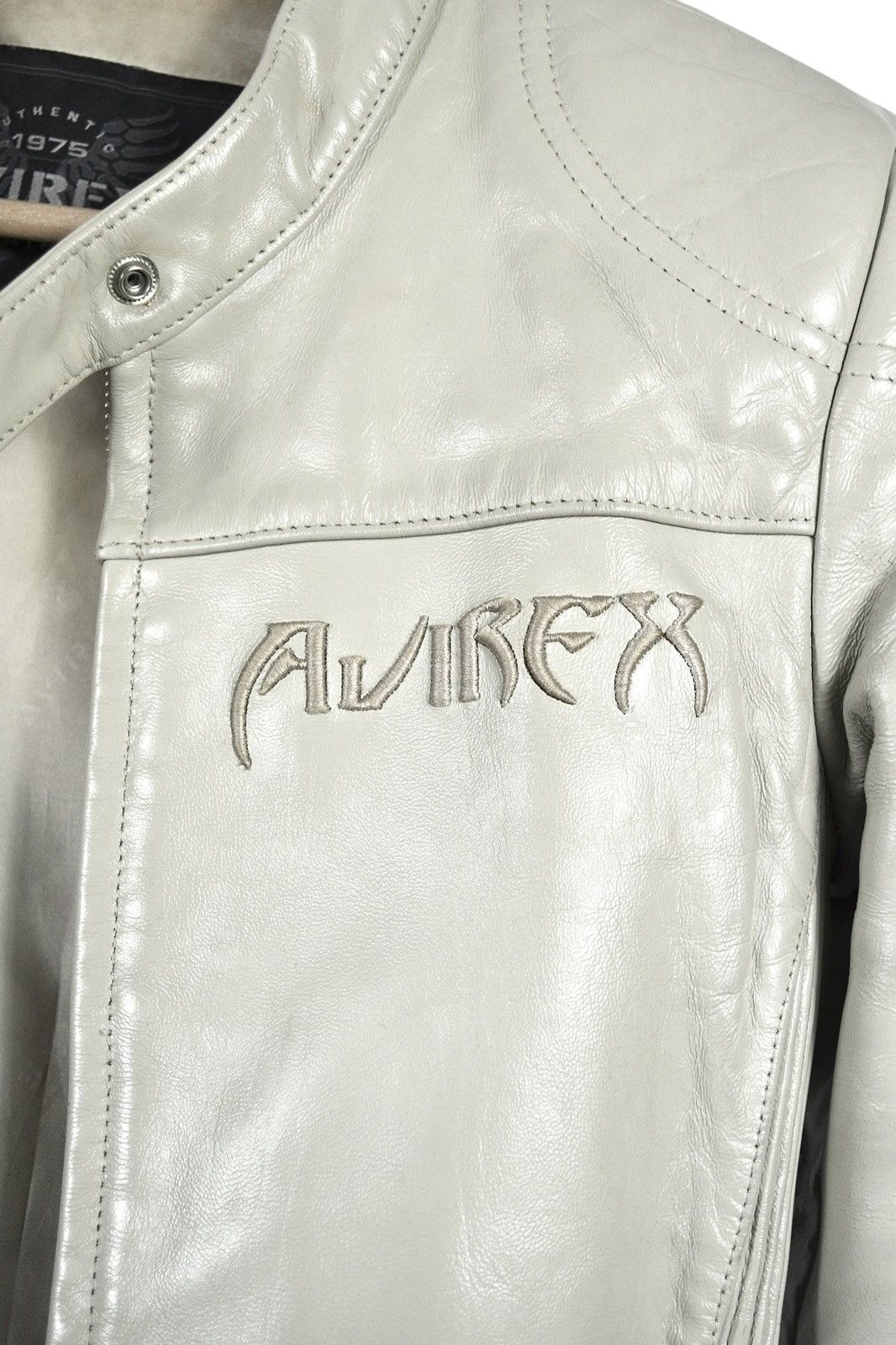 Avirex Y2K Avirex Leather Embroidered Samurai Japanese Biker Jacket Size XS / US 0-2 / IT 36-38 - 9 Thumbnail