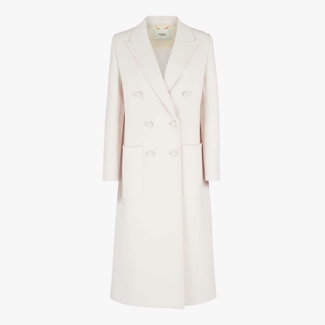 Fendi o1w1db10225 Coat in Pearl Size XS / US 0-2 / IT 36-38 - 1 Thumbnail