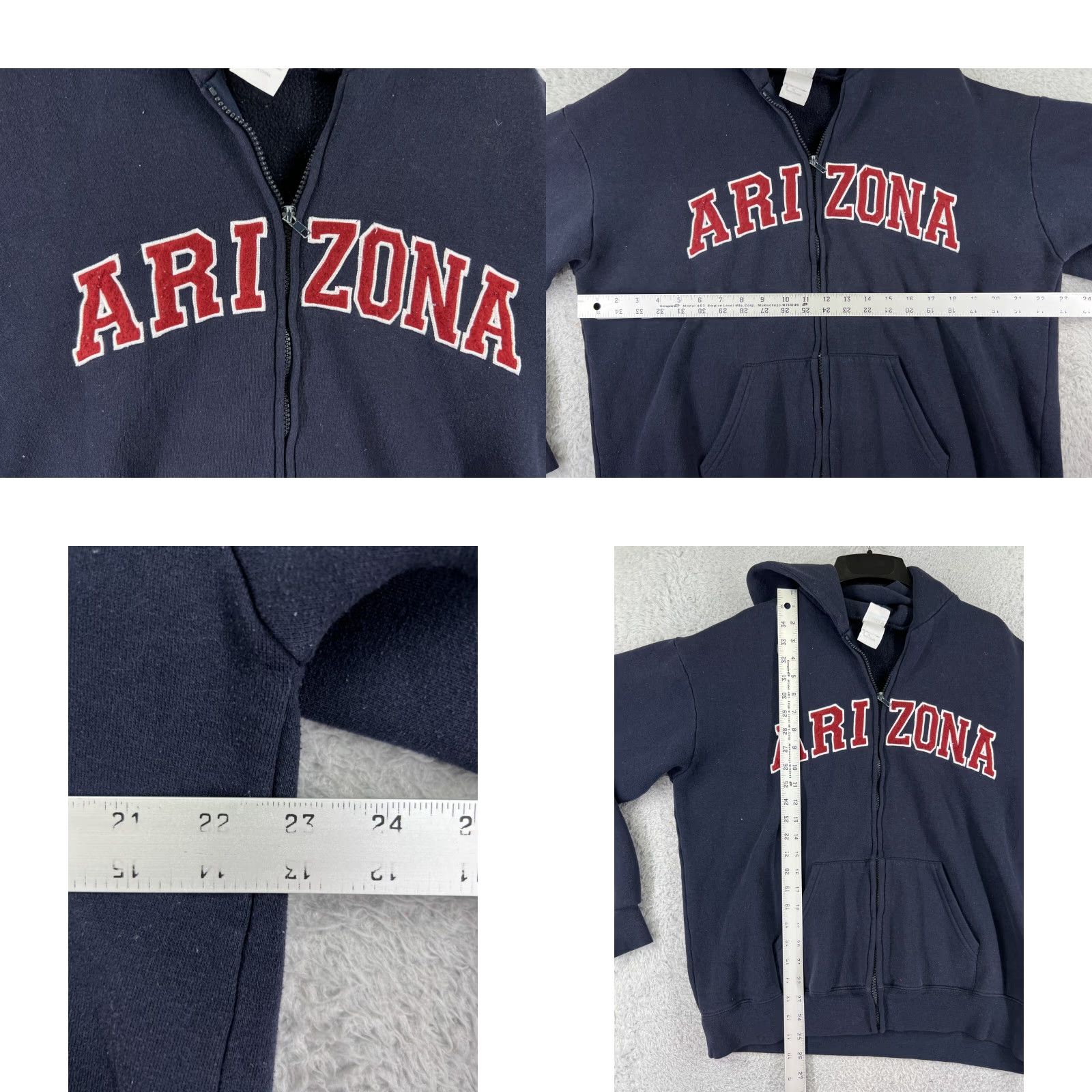 Vintage Arizona Jacket Womens Extra Large Full Zip Hooded Hoodie Blue Gorpcore Size XL / US 12-14 / IT 48-50 - 8 Thumbnail