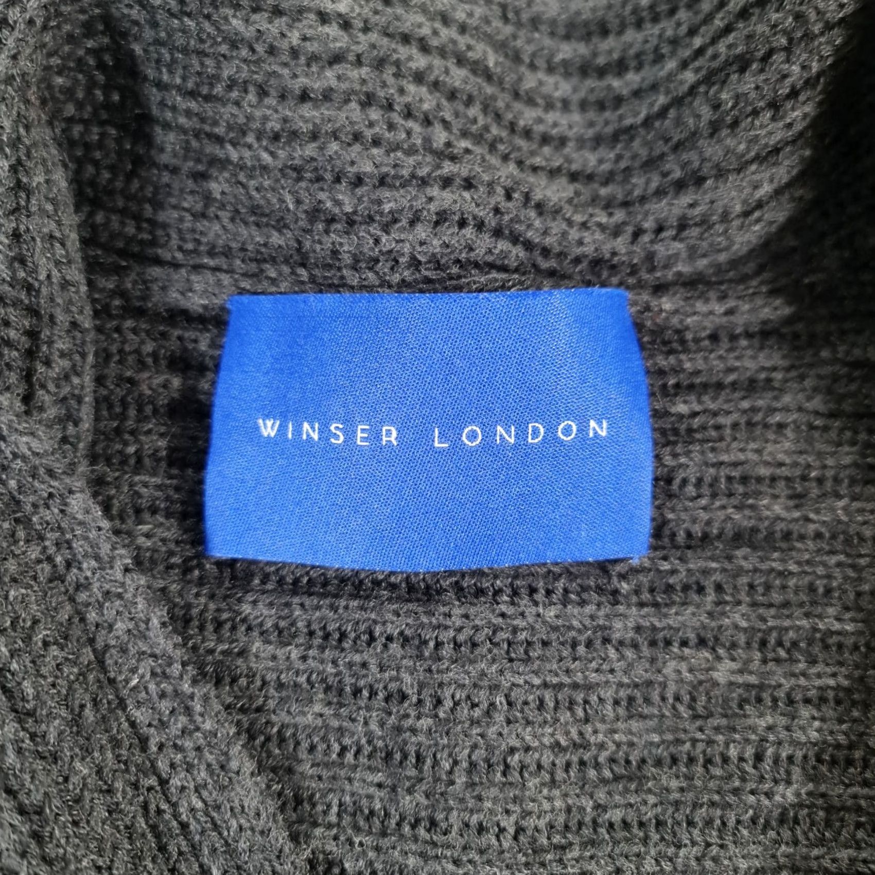 Vintage Winser London Womens Cardigan Grey Small 100% Merino Wool Knit Long Line Jumper V-Neck Casual Autumn Winter Womens Size S / US 4 / IT 40 - 3 Thumbnail