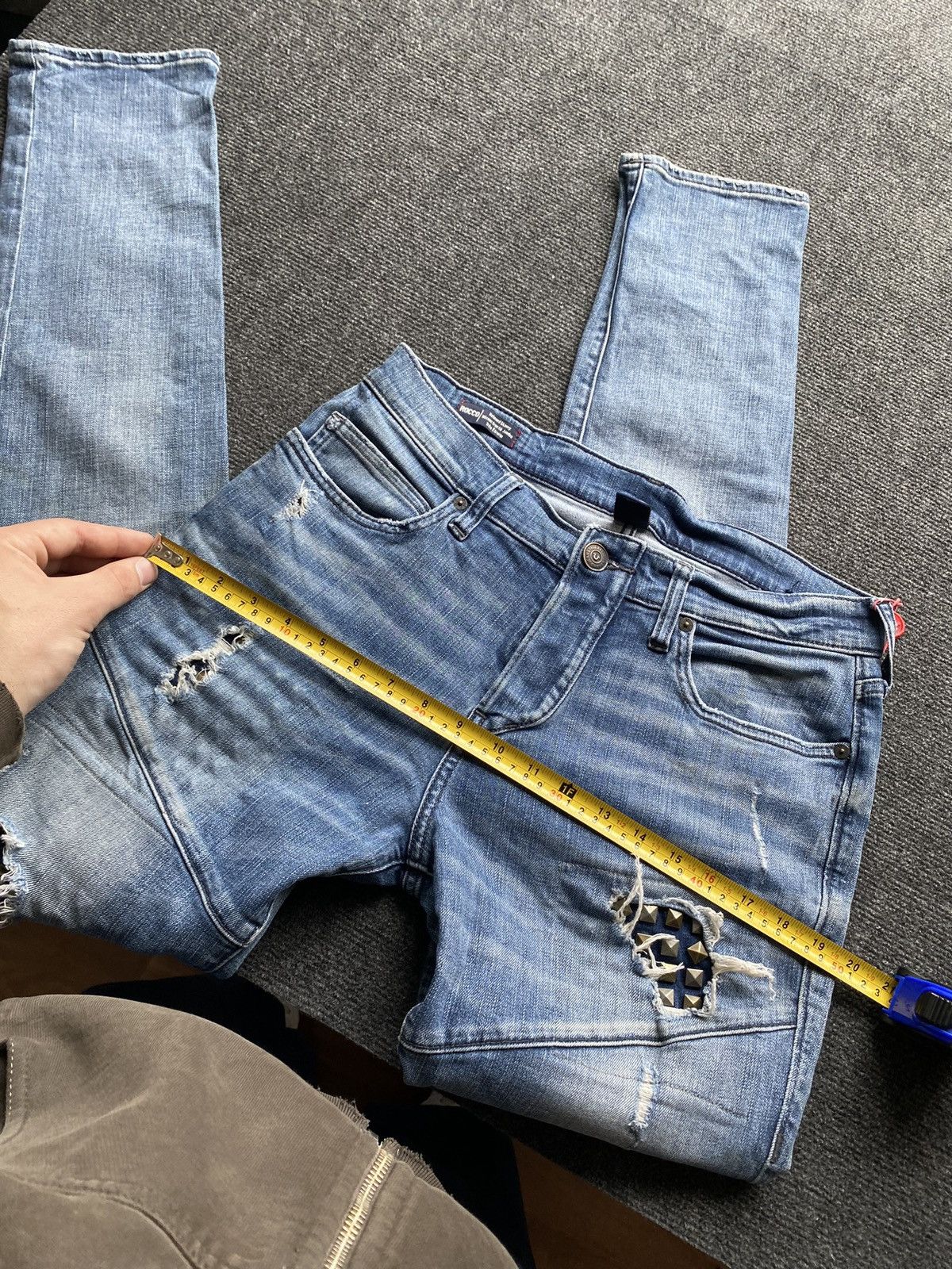 True Religion 🔥Opium Punk True Religion Rocco Relaxed Skinny distressed 30 Size US 30 / EU 46 - 7 Thumbnail