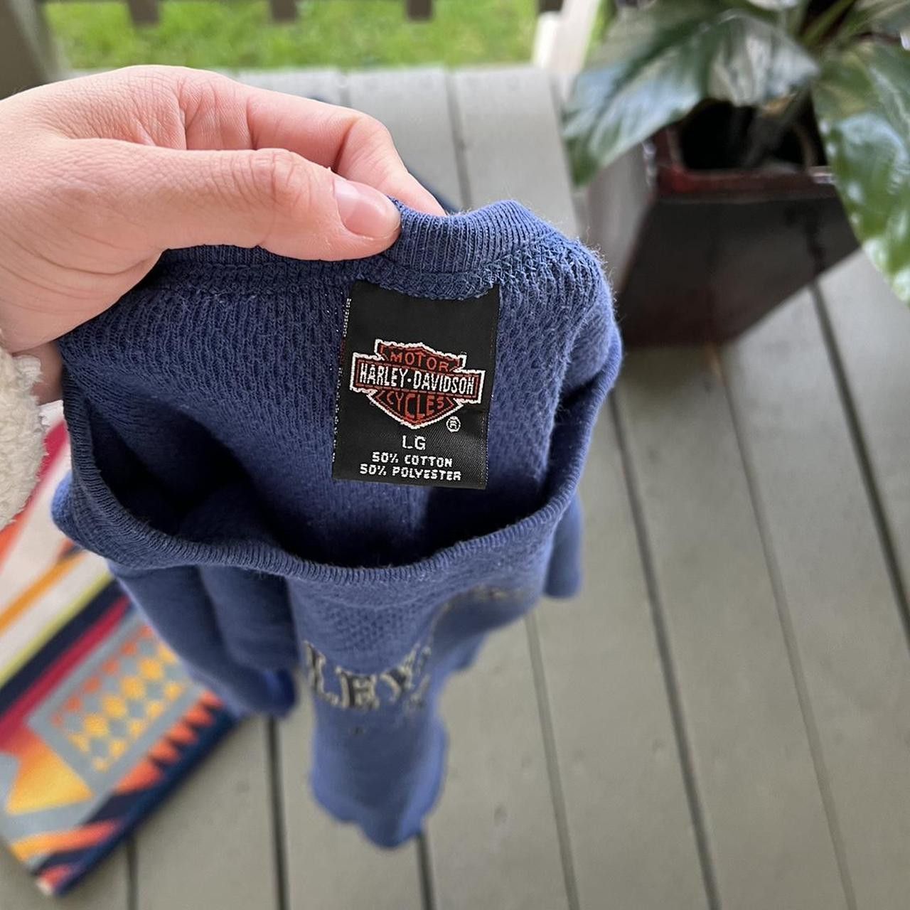 Harley Davidson × Vintage VVintage Harley Davidson Long Sleeve Thermal Size US L / EU 52-54 / 3 - 5 Thumbnail
