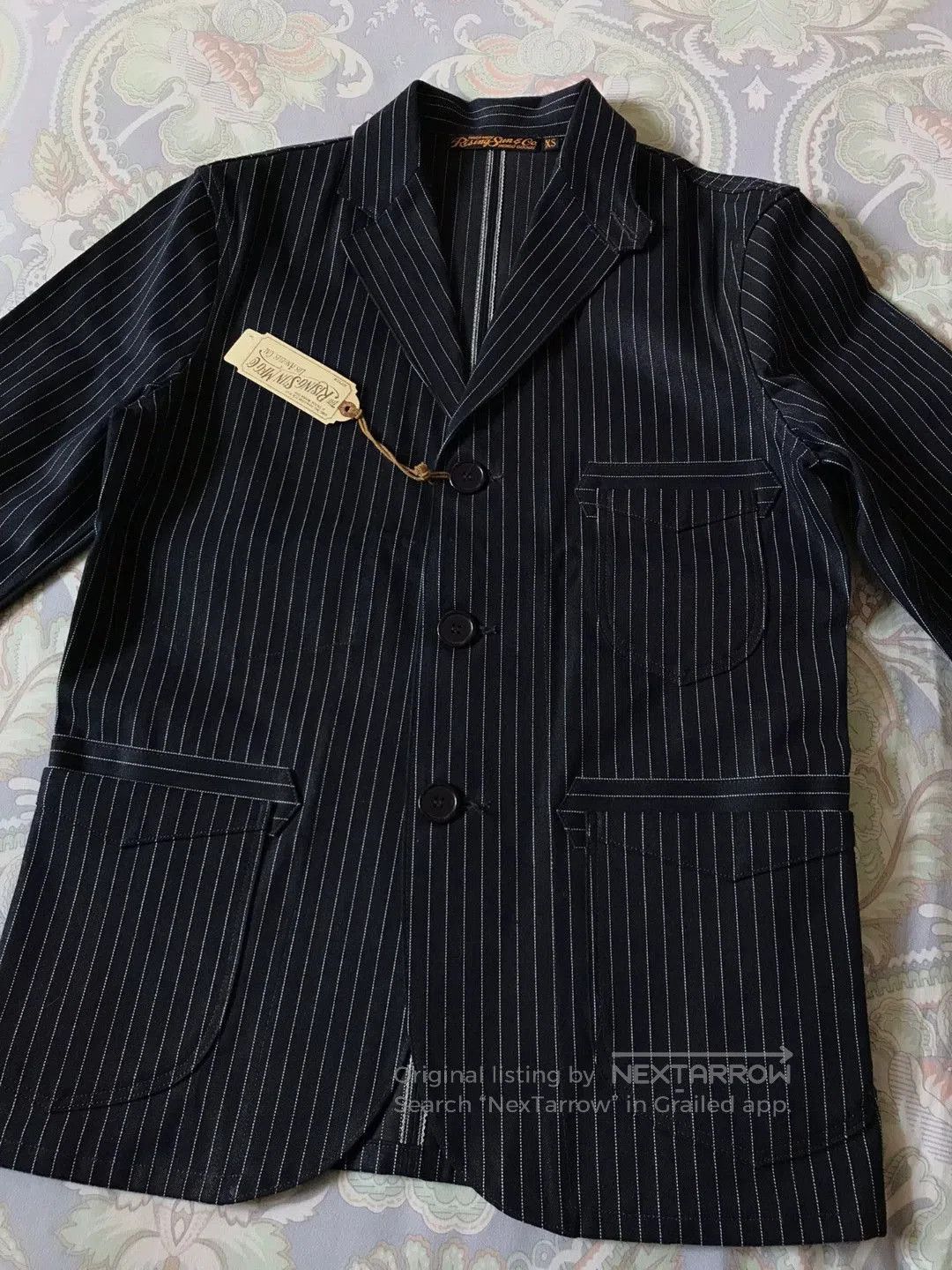Rising Sun & Co. Rising Sun Indigo Work Jacket. Size US XS / EU 42 / 0 - 4 Thumbnail