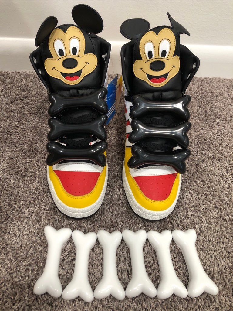 Jeremy Scott 2 sets of Adidas Jeremy Scott Bones Size ONE SIZE - 2 Thumbnail