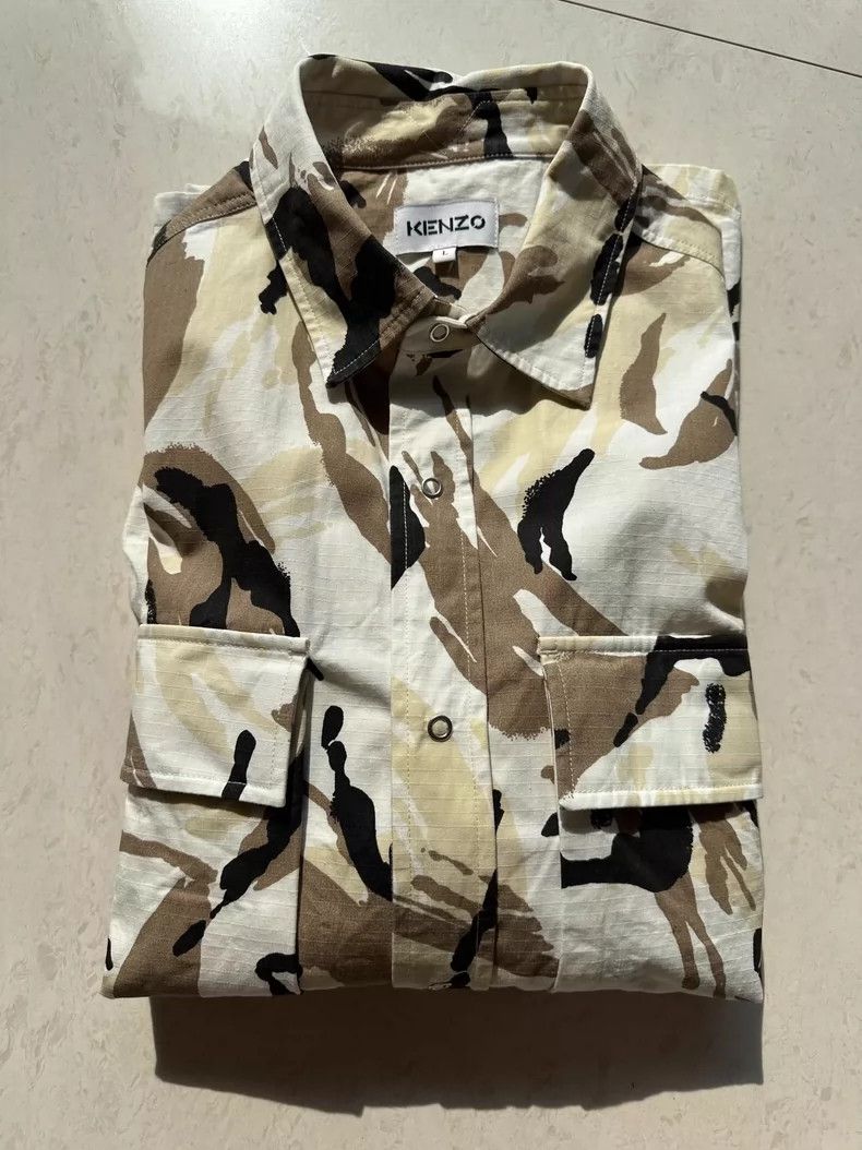 Balenciaga KENZO Camouflage Single-Layer Jacket - dmc Size US L / EU 52-54 / 3 - 1 Thumbnail