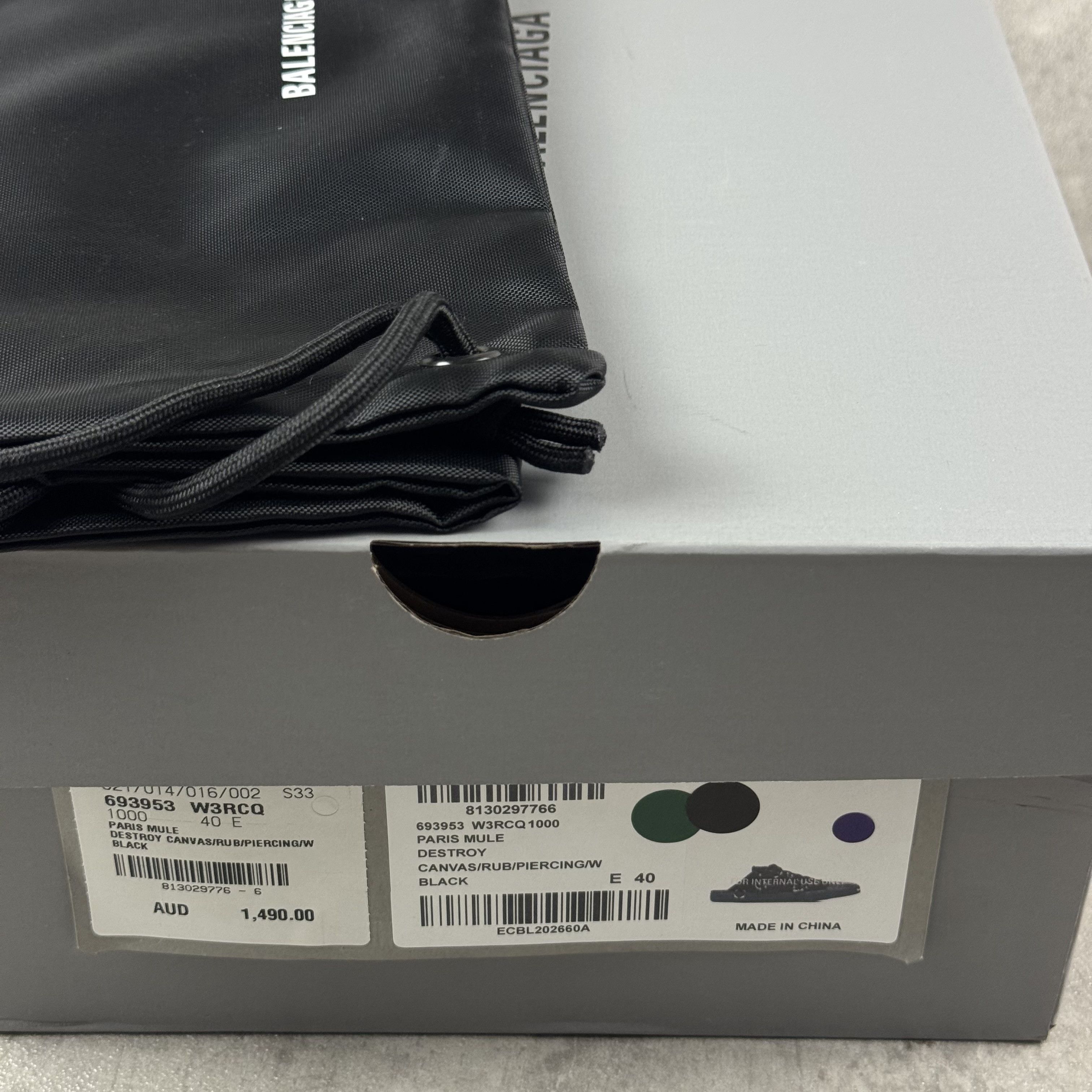 Balenciaga BALENCIAGA Piercing Paris Mule Sneakers Size US 7 / EU 40 - 14 Thumbnail