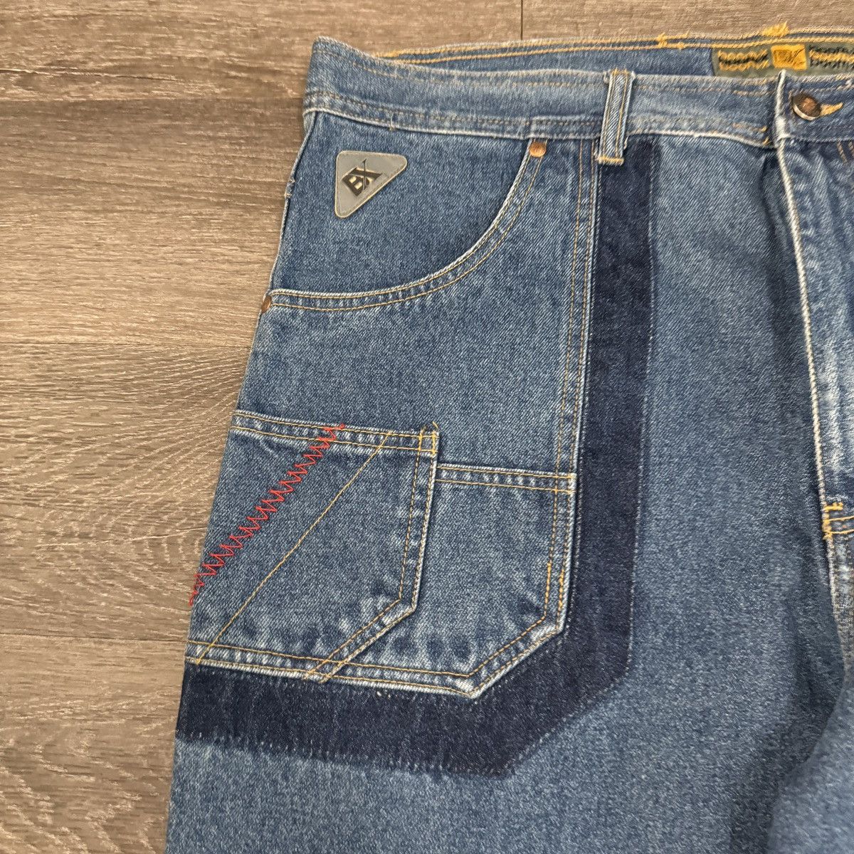 JNCO × Japanese Brand × Vintage Vintage Book X baggy wide leg archive style jeans Size US 38 / EU 54 - 5 Thumbnail