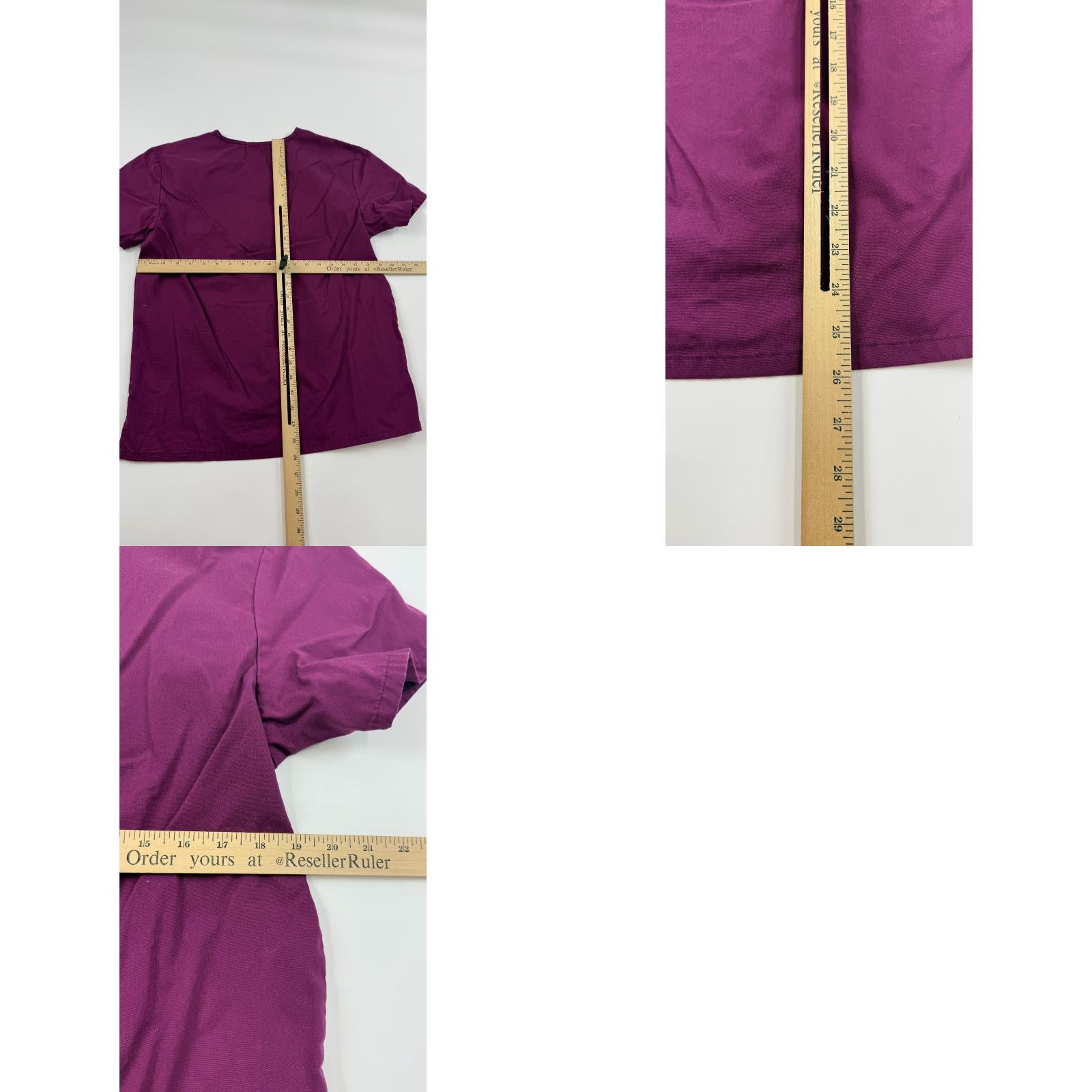 Dickies Dickies Top Purple Womens Small Scrub EDS Essentials Revolution Tech V Neck Size S / US 4 / IT 40 - 8 Thumbnail