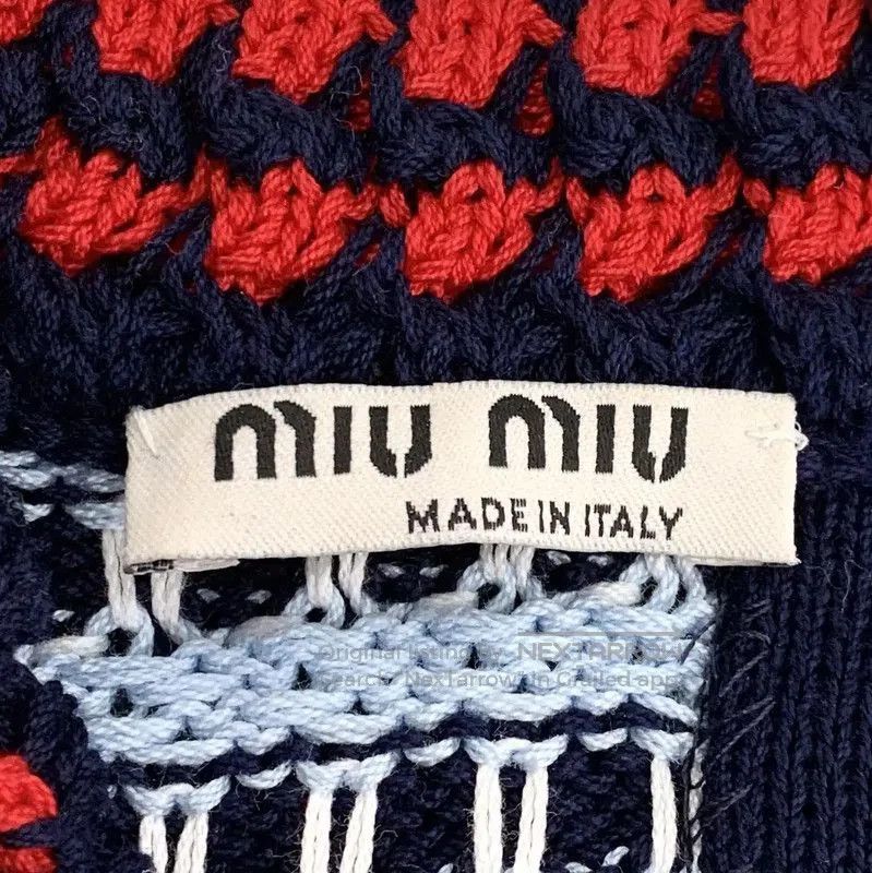 Miu Miu Miu Miu Blue Cotton Women's Dress . Size M / US 6-8 / IT 42-44 - 5 Thumbnail