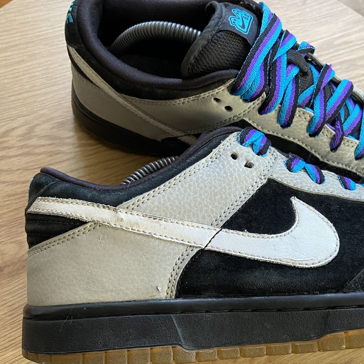 Nike × Vintage 📌 2008 Nike Dunk Low 6.0 Black Vintage Size US 8 / EU 41 - 8 Thumbnail