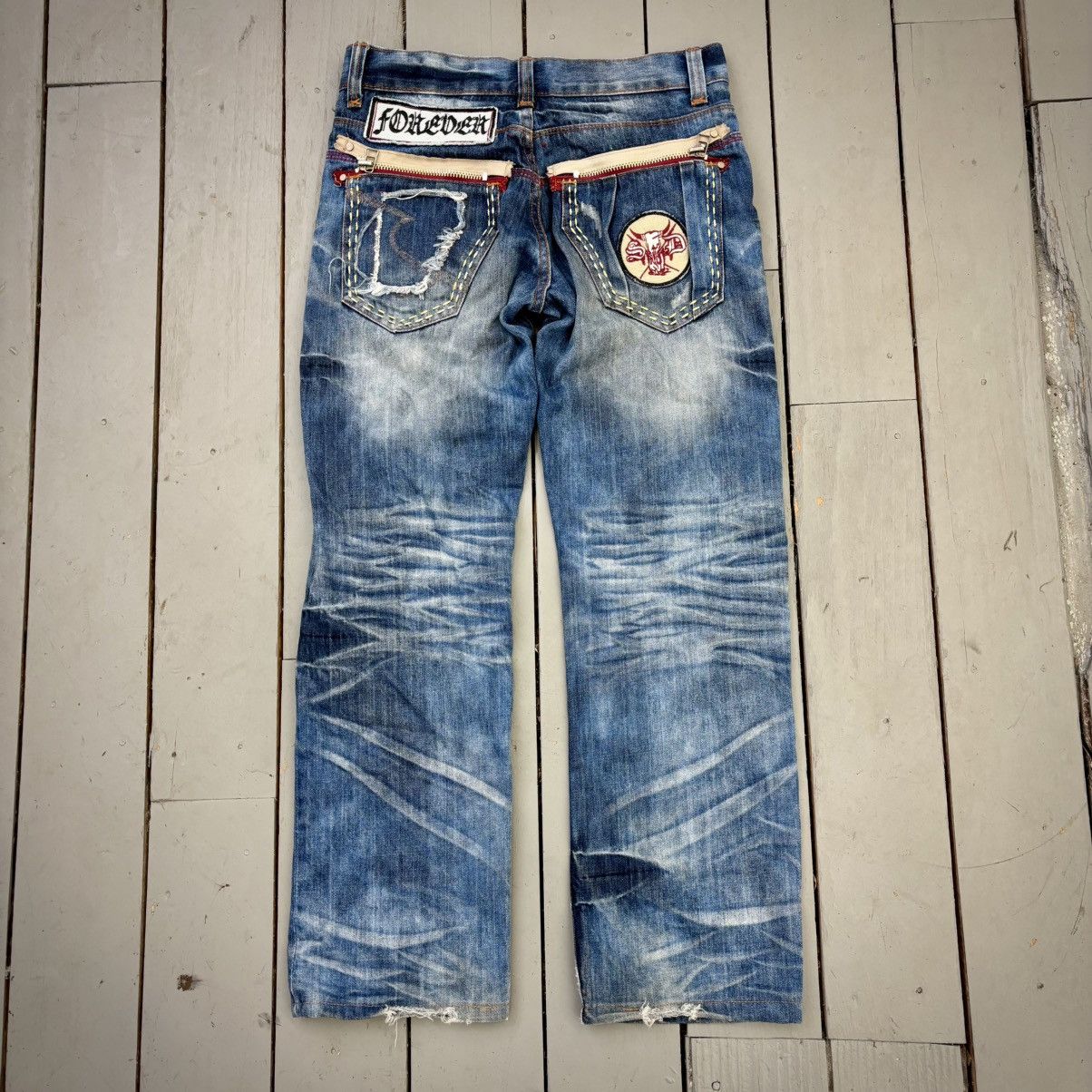 semanticdesign Patches Denim Size US 33 - 3 Thumbnail