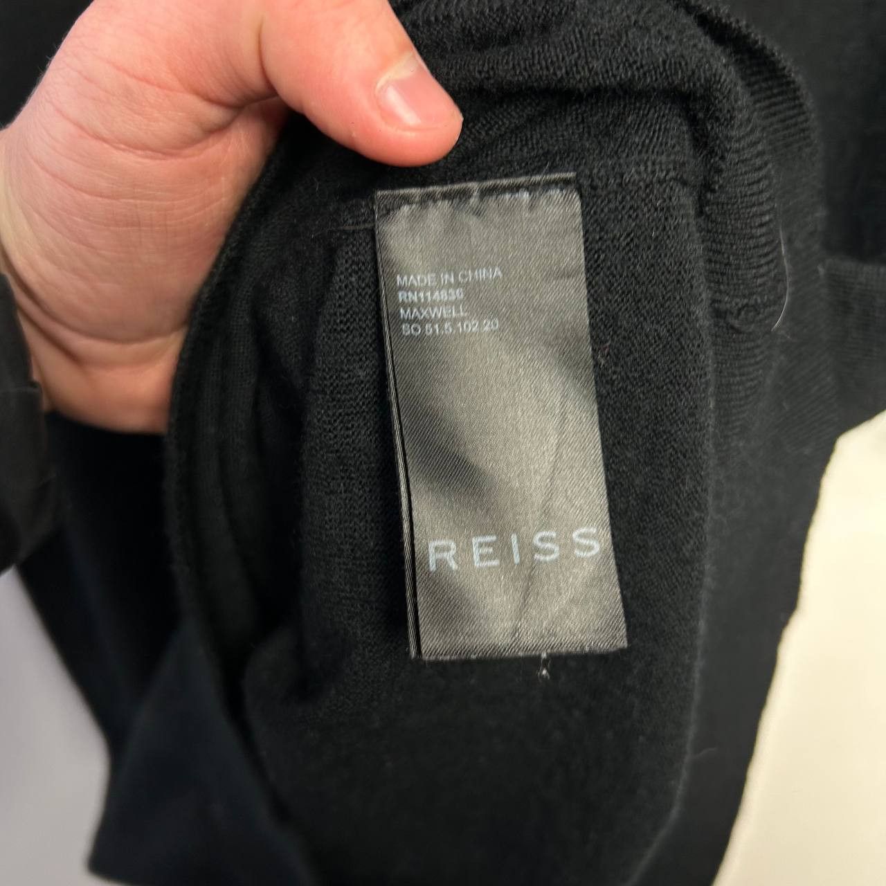 Reiss Luxuey Reiss 1/3 zip designer oldmoney streetwear wool polo Size US M / EU 48-50 / 2 - 8 Thumbnail