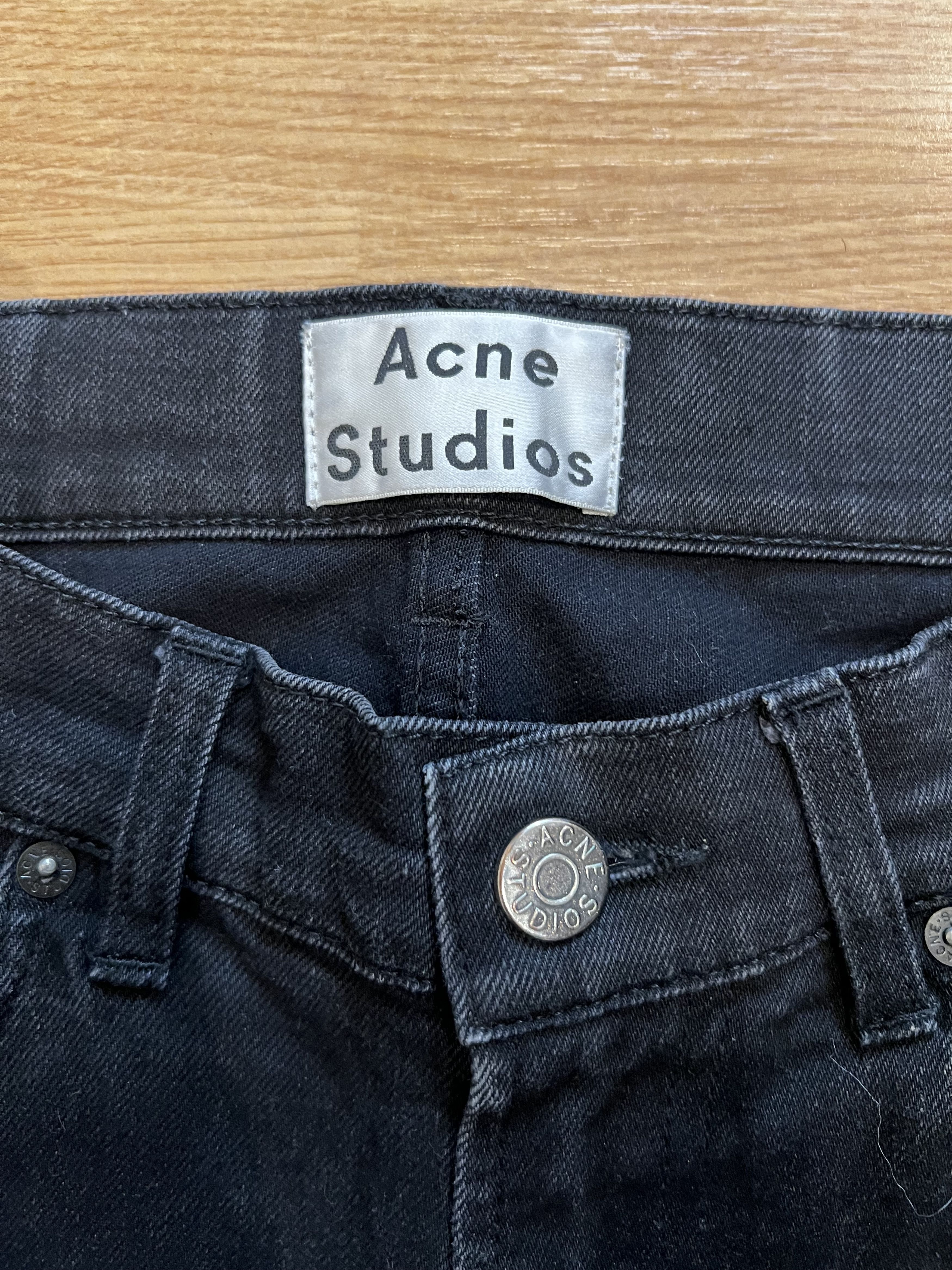 Acne Studios Acne Studios Ace Cash Black Size US 30 / EU 46 - 4 Thumbnail