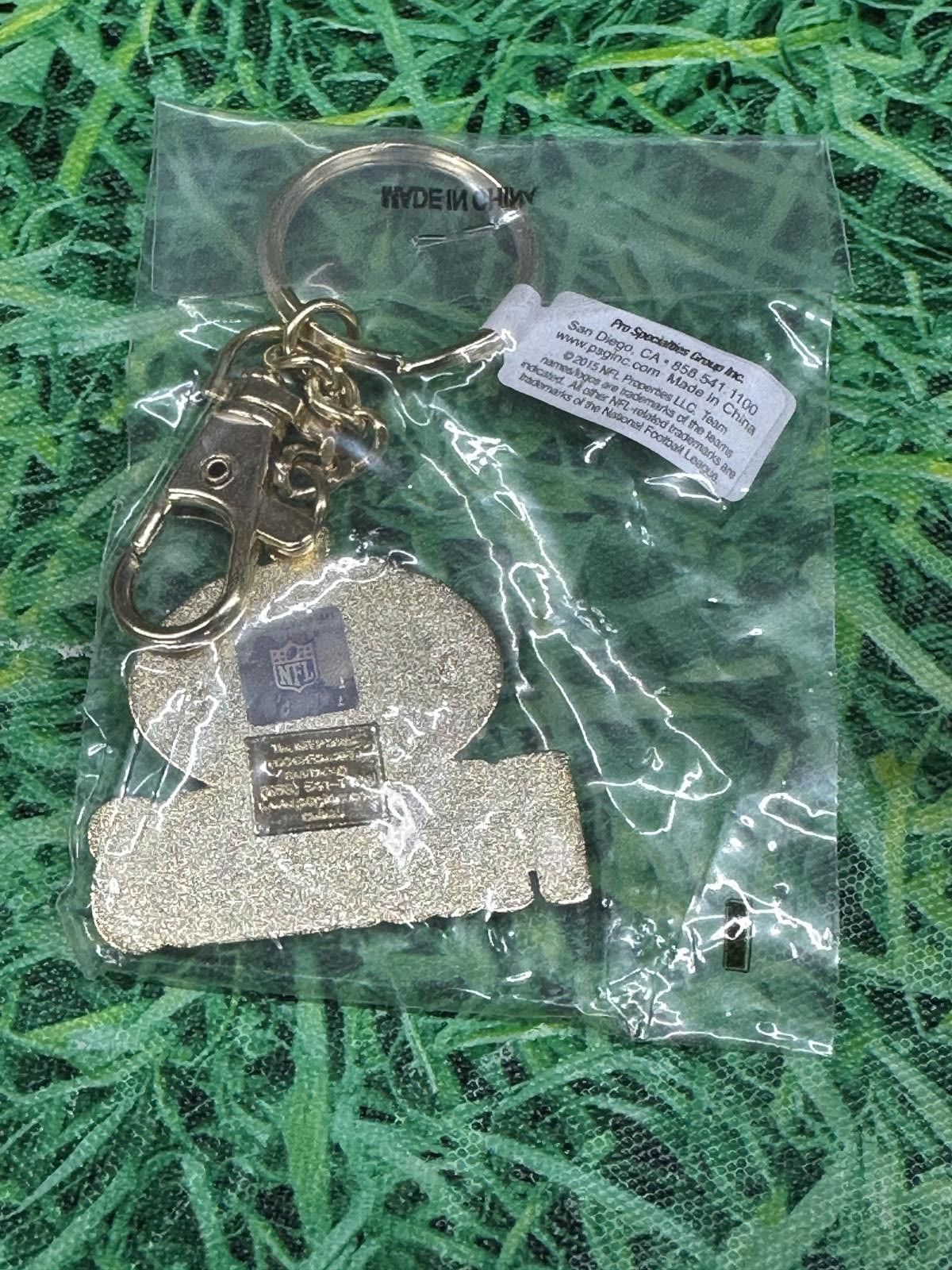 NFL Green Bay Packers Gold Keychain NFL NEW Size ONE SIZE - 2 Thumbnail