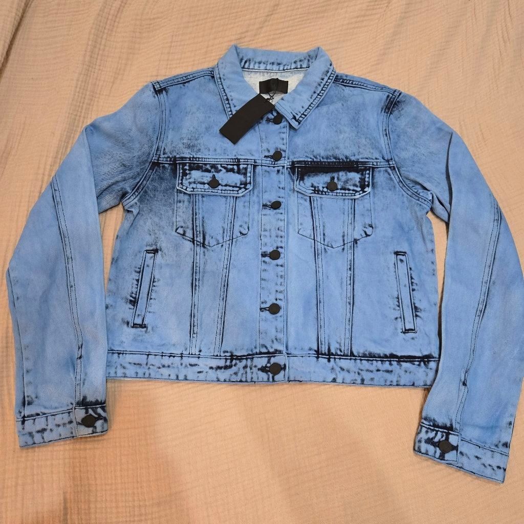 Rta RTA Women's Denim Jacket Size L NWT Size L / US 10 / IT 46 - 1 Thumbnail