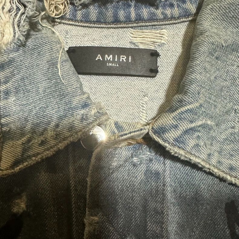 Amiri Amiri Classic Coconut Denim Jacket 2501-Nextarrow Size US XS / EU 42 / 0 - 3 Thumbnail